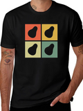 Retro Avocado Square Graphic Tee