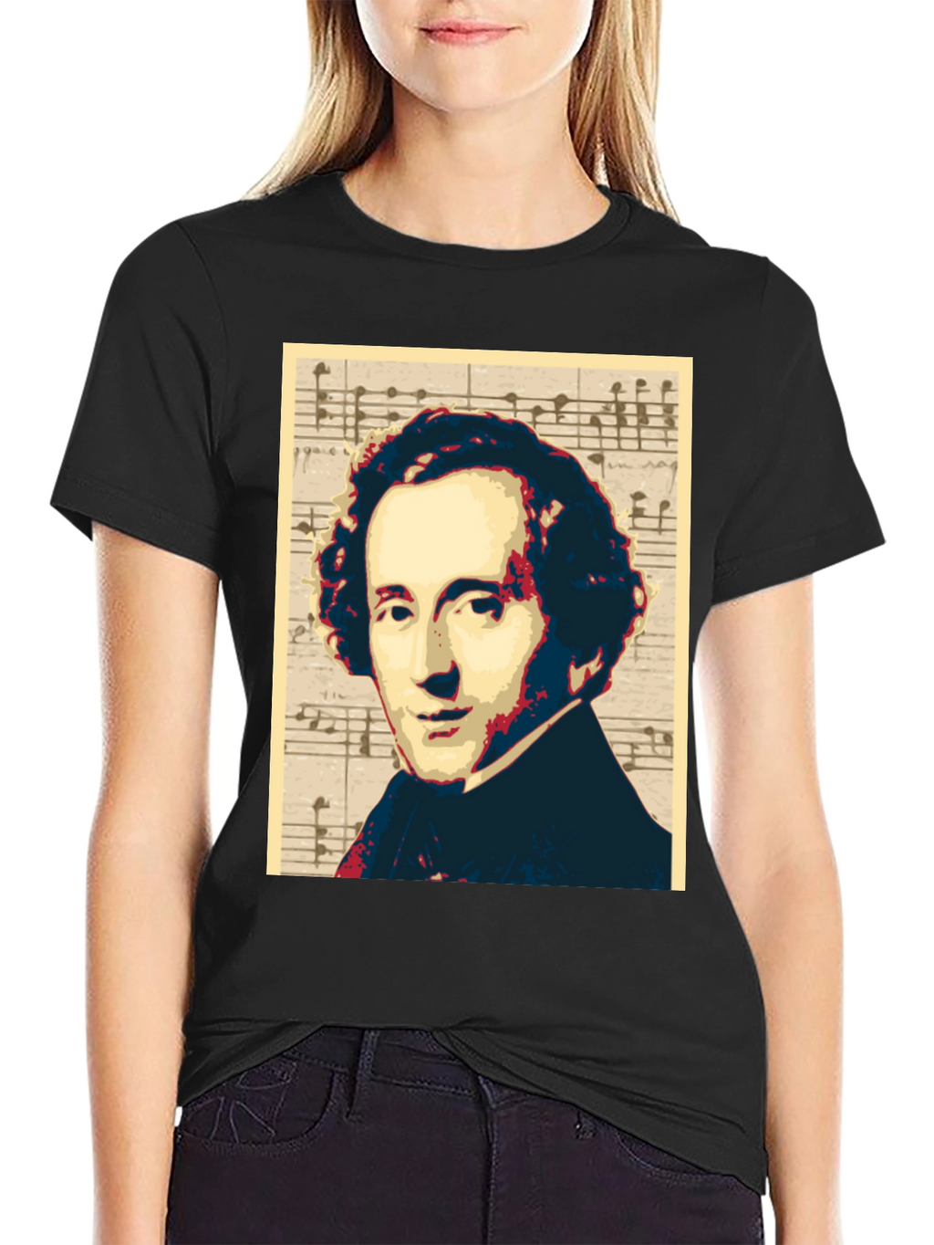 Mendelssohn Portrait Graphic Tee