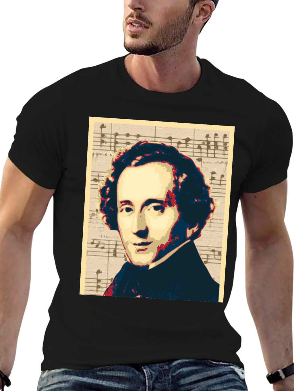 Mendelssohn Portrait Graphic Tee