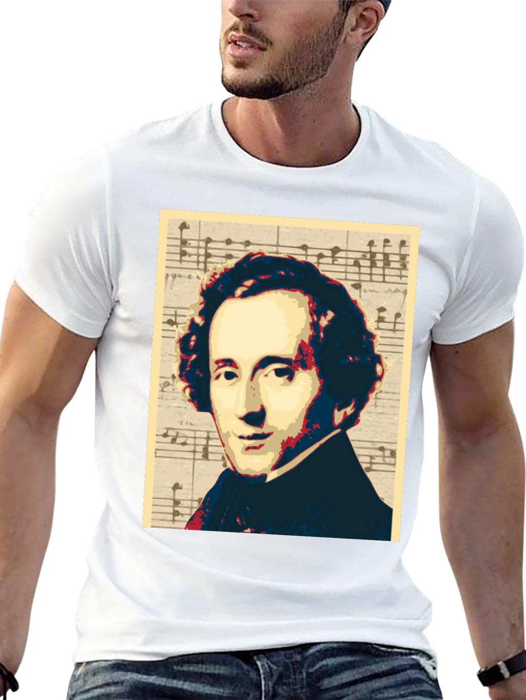 Mendelssohn Portrait Graphic Tee
