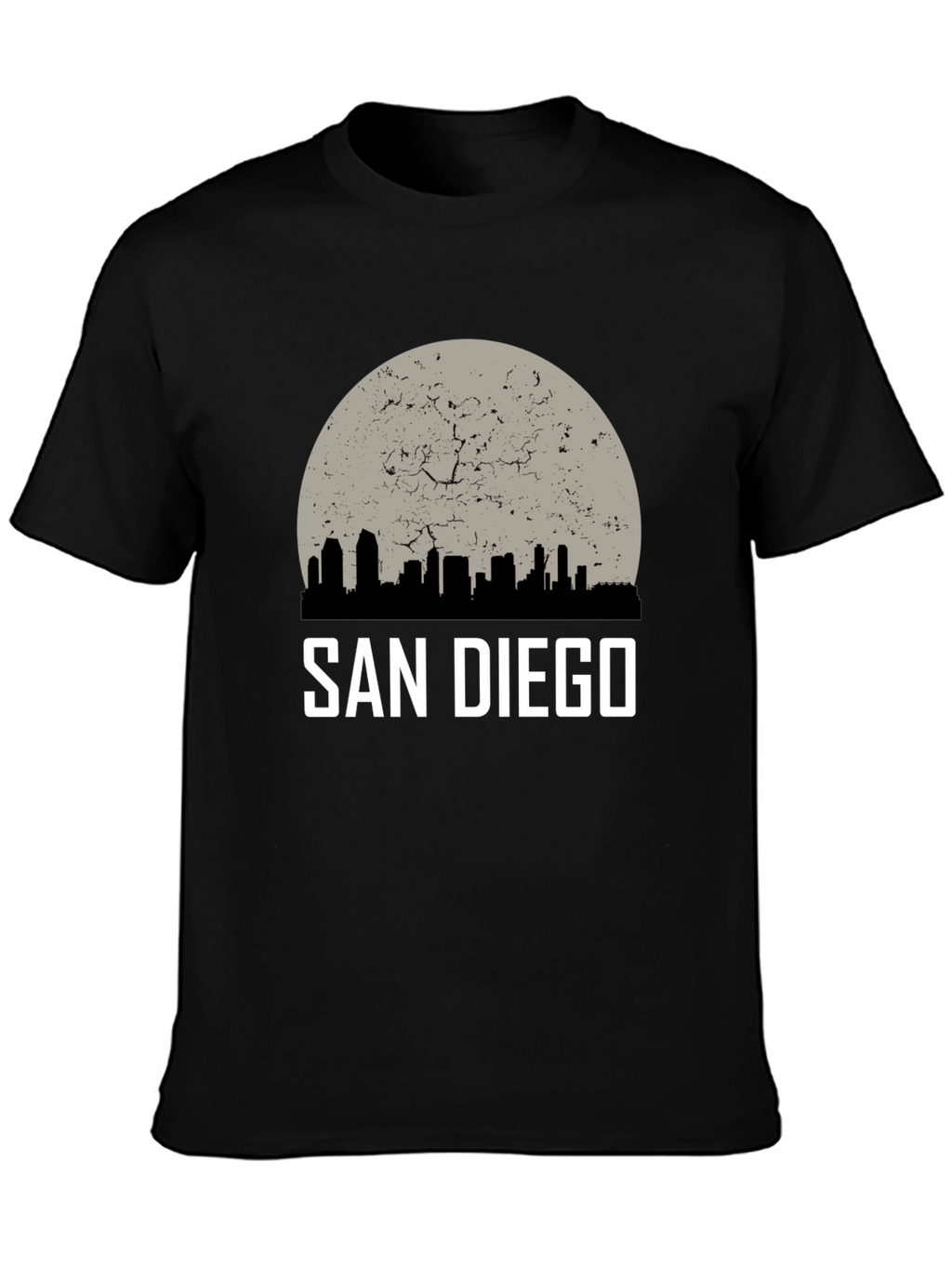 San Diego Skyline Graphic Tee - Black