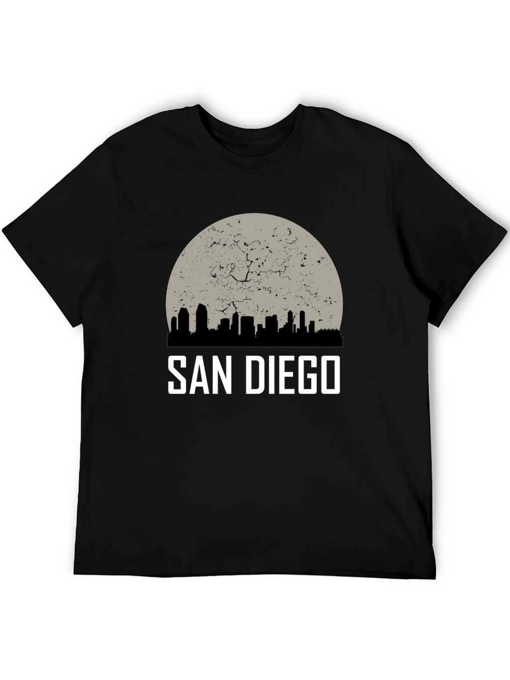 San Diego Skyline Graphic Tee - Black