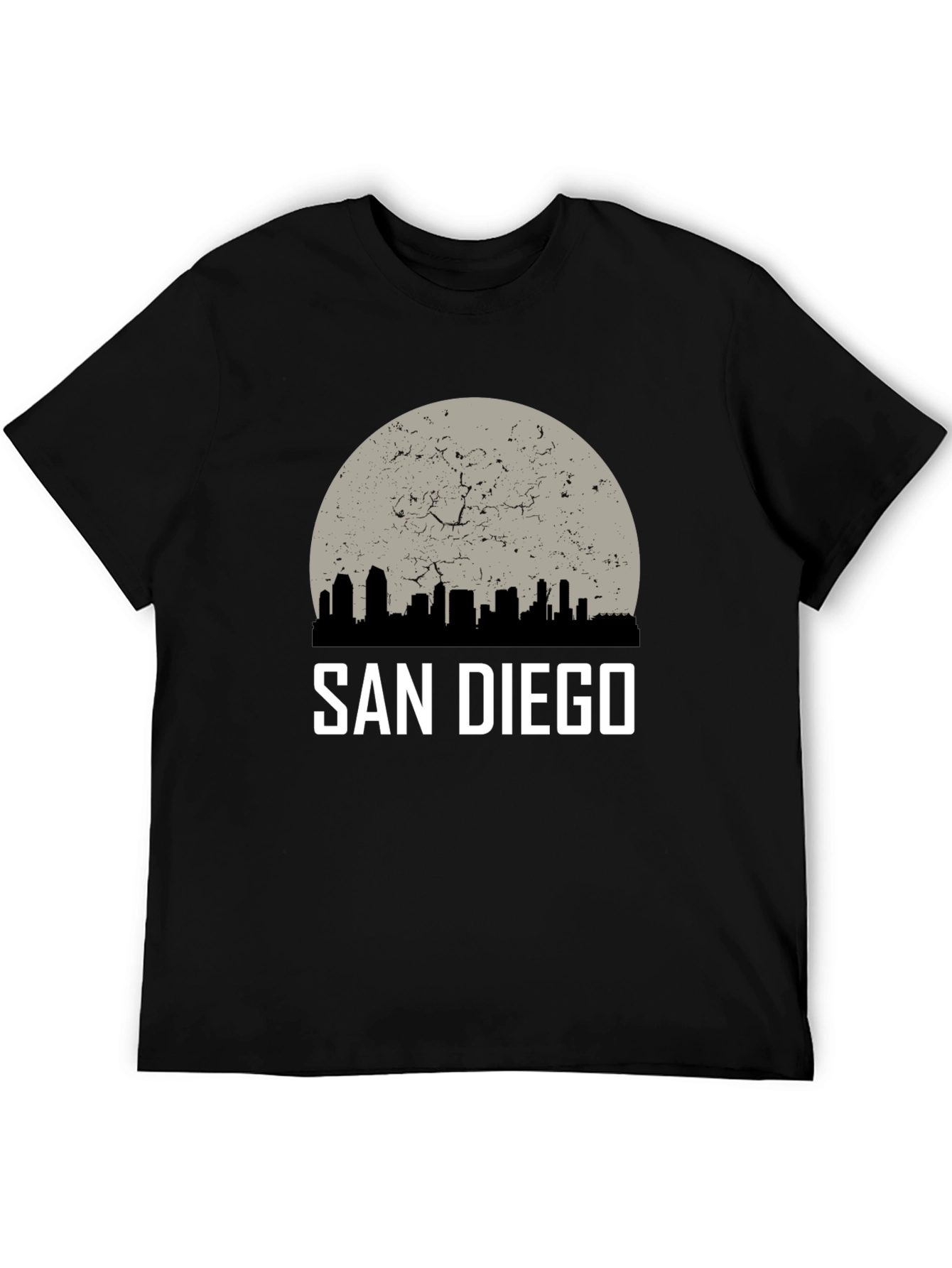 San Diego Skyline Graphic Tee - Black