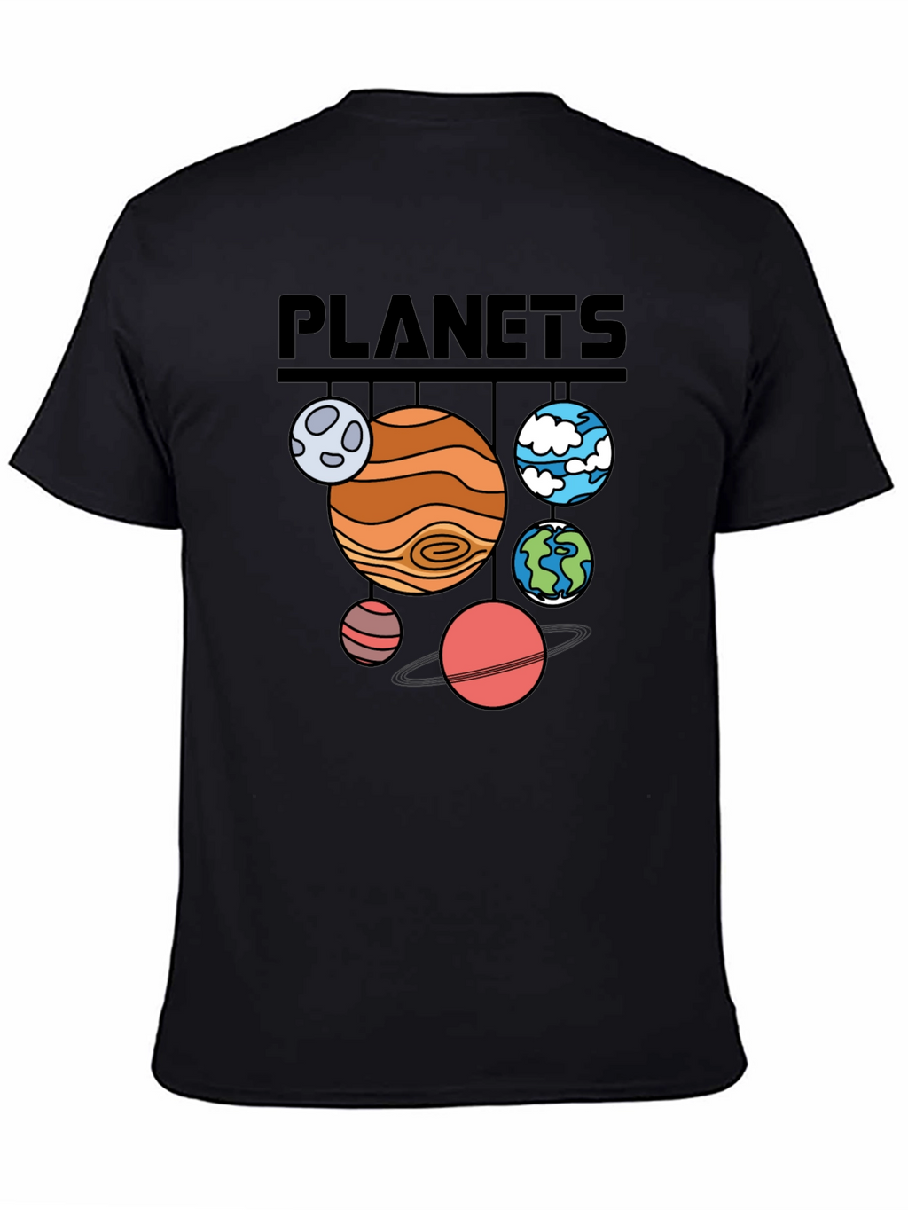 Planets Graphic T-Shirt - Astronomy Space Tee