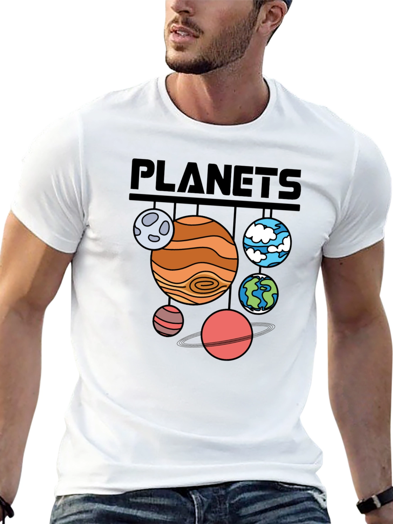 Planets Graphic T-Shirt - Astronomy Space Tee