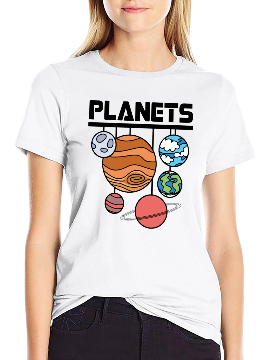 Planets Graphic T-Shirt - Astronomy Space Tee