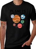 Planets Graphic T-Shirt - Astronomy Space Tee