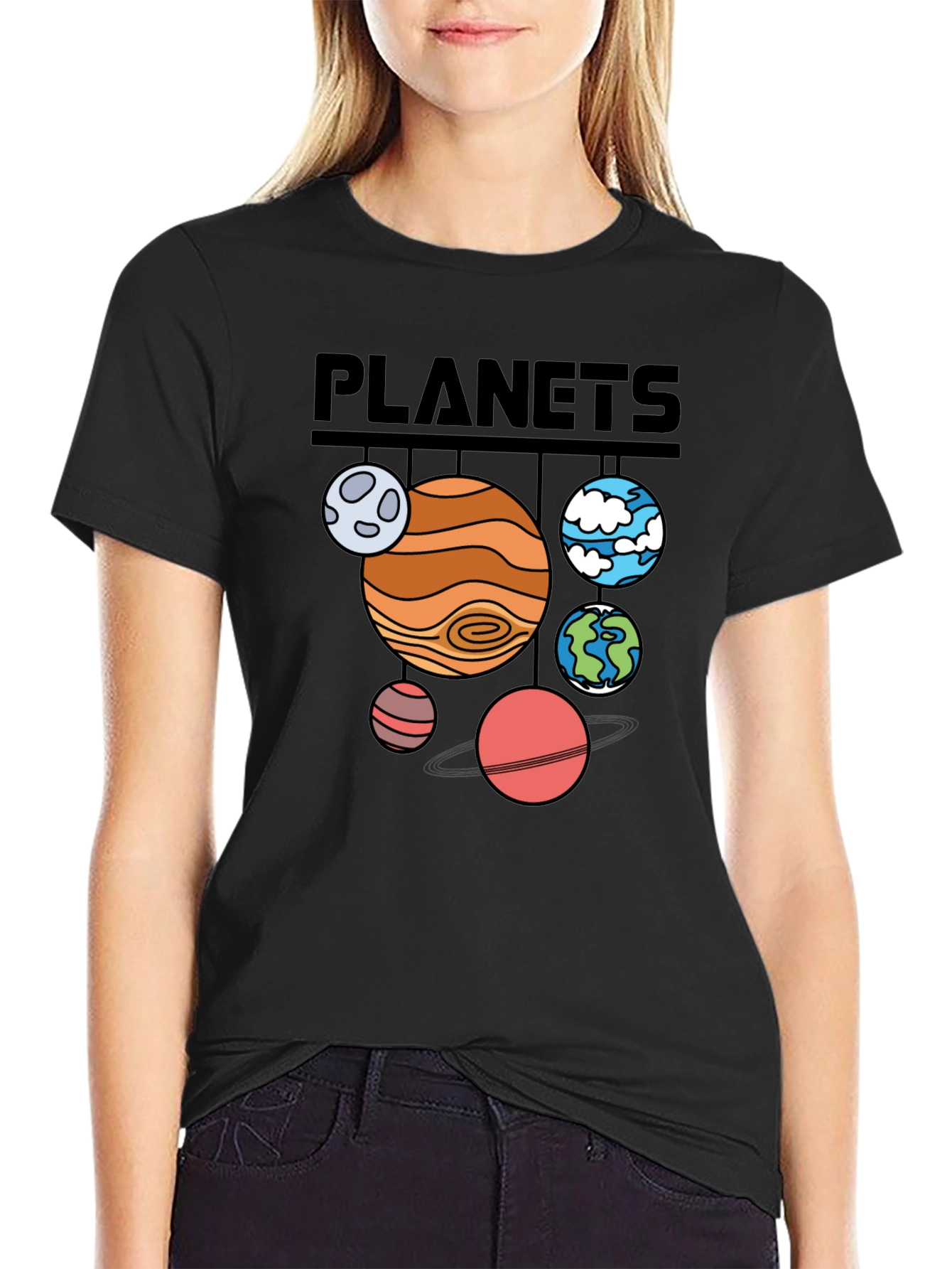 Planets Graphic T-Shirt - Astronomy Space Tee