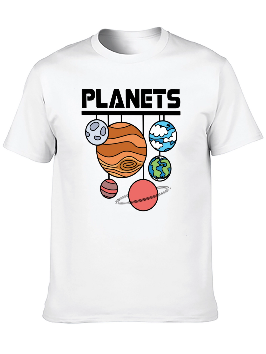 Planets Graphic T-Shirt - Astronomy Space Tee