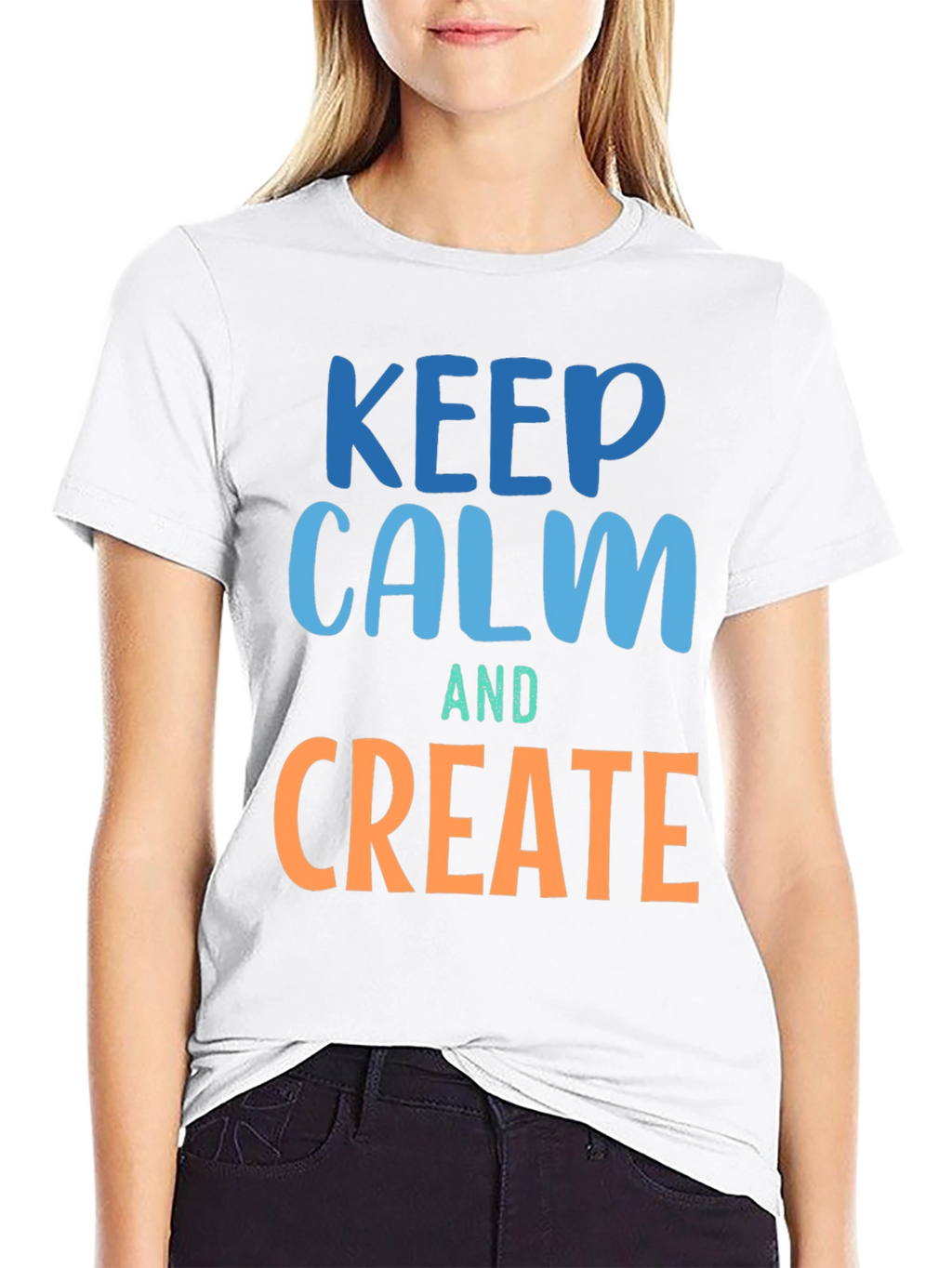 Keep Calm and Create Graphic T-Shirt