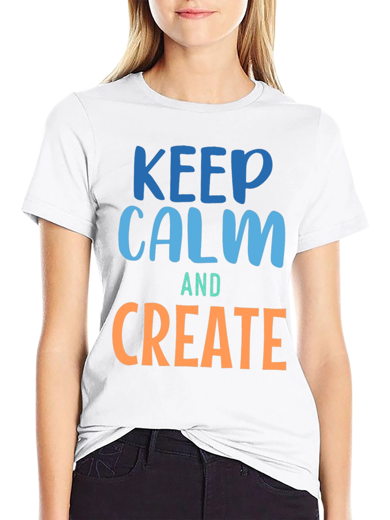 Keep Calm and Create Graphic T-Shirt