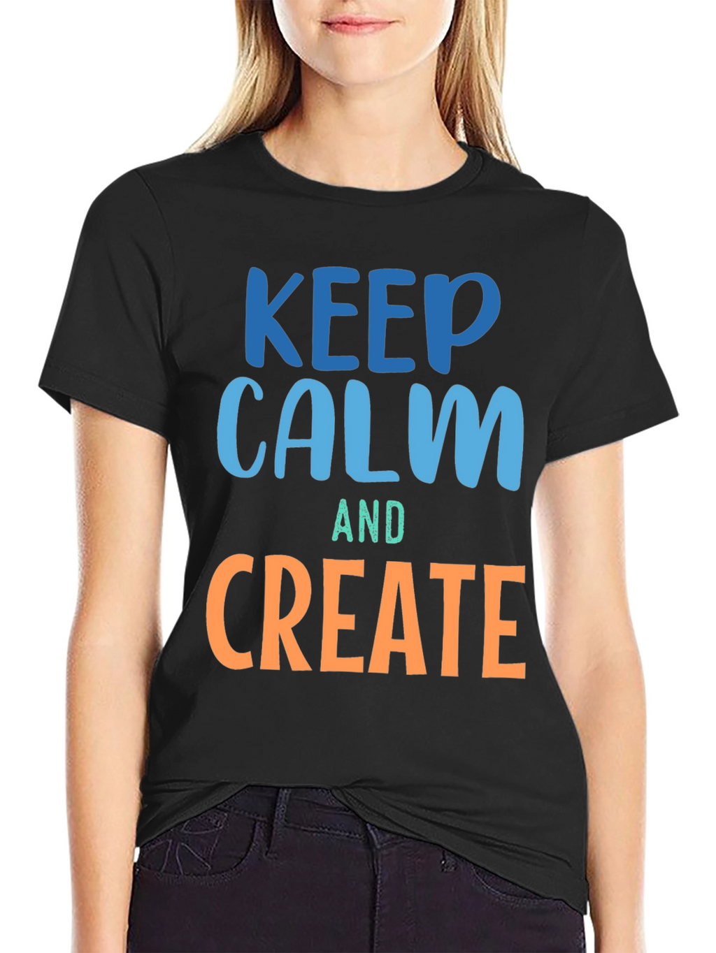 Keep Calm and Create Graphic T-Shirt