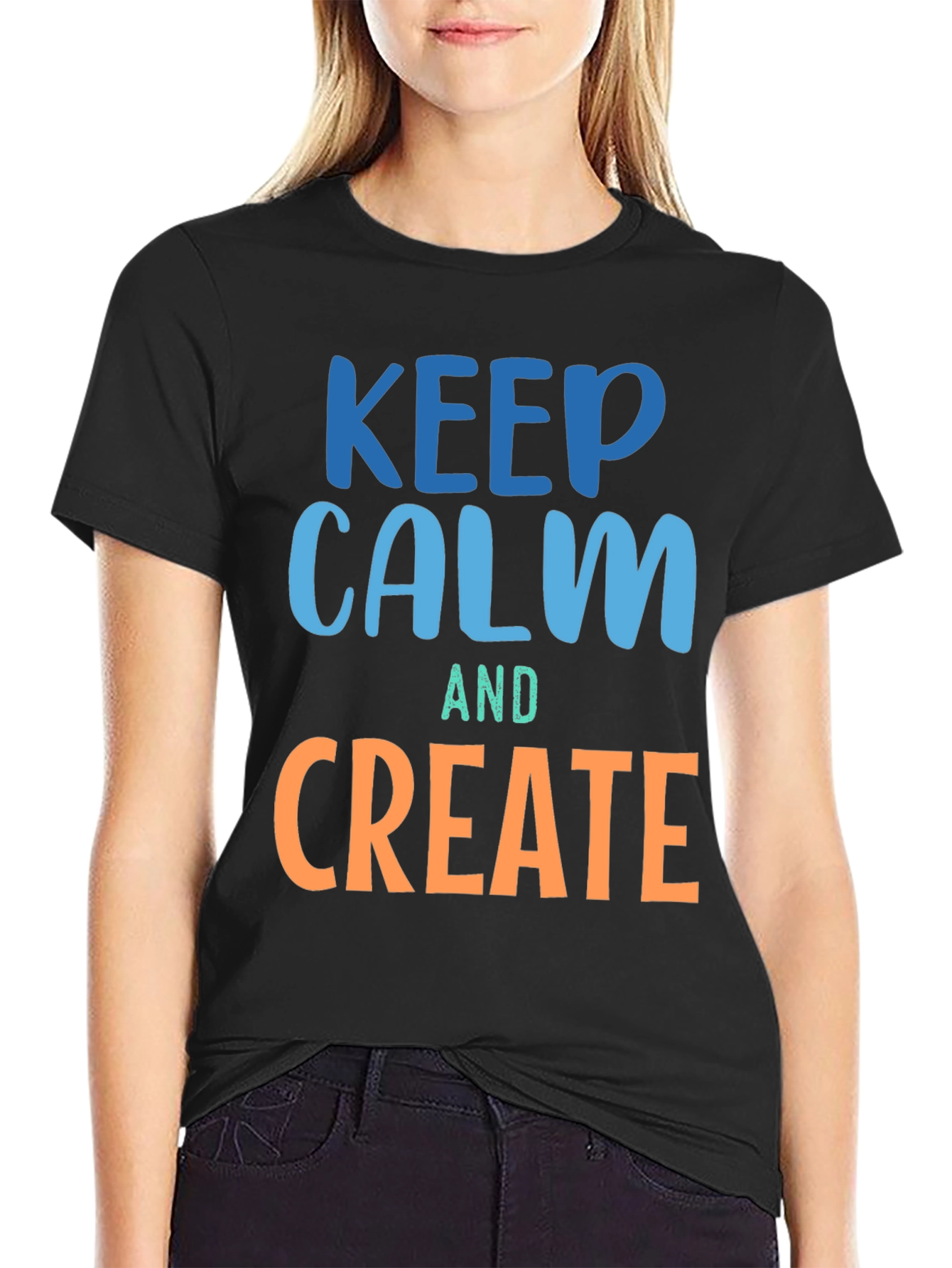 Keep Calm and Create Graphic T-Shirt