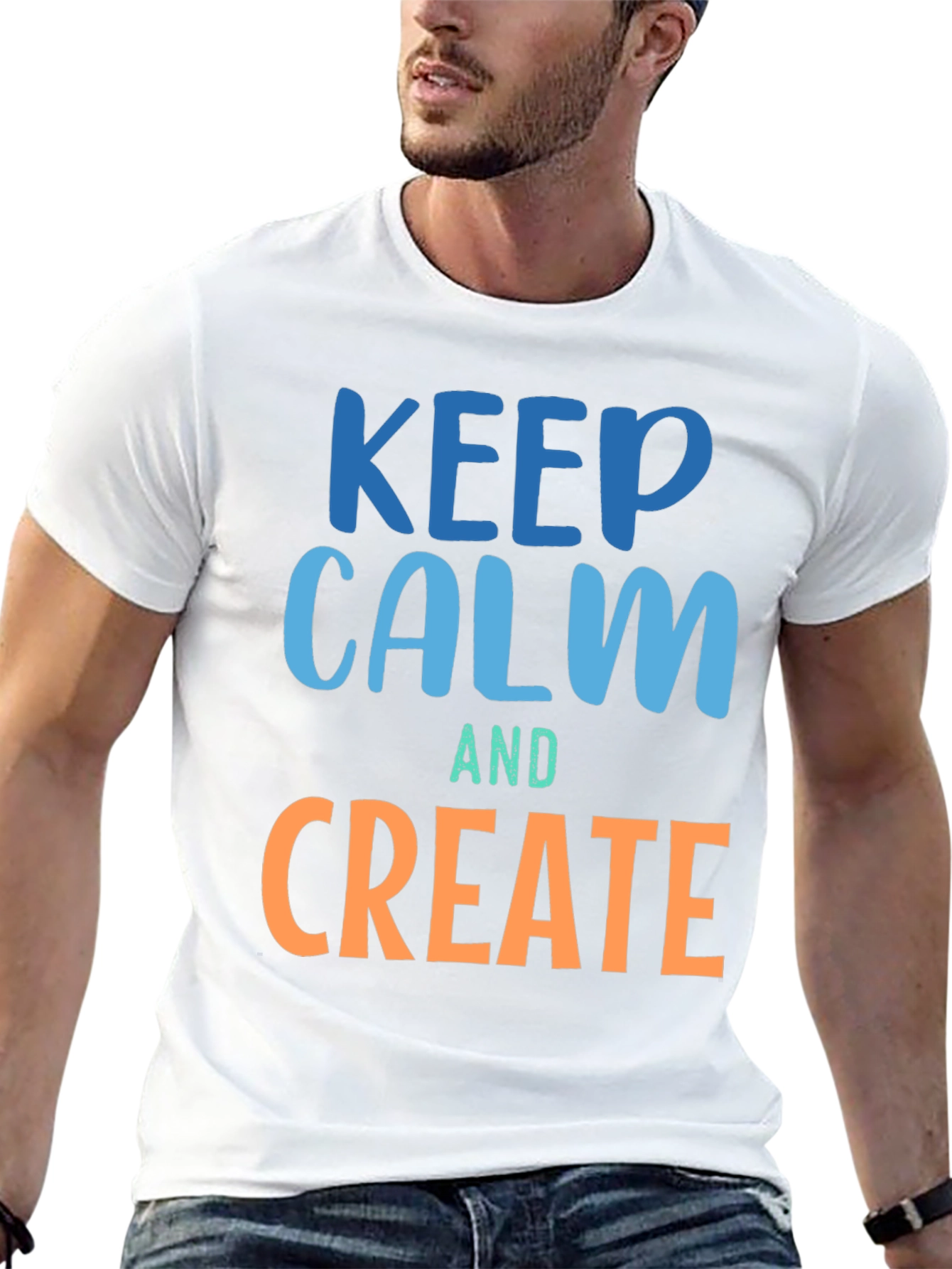 Keep Calm and Create Graphic T-Shirt