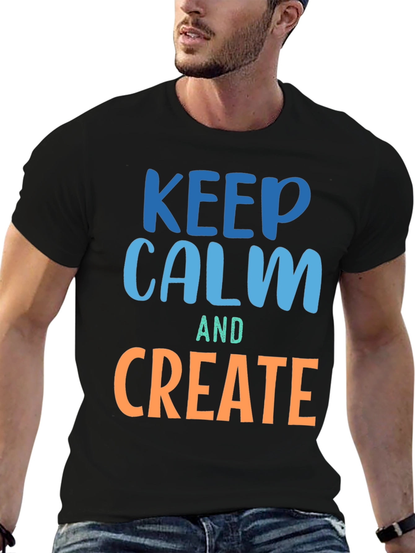 Keep Calm and Create Graphic T-Shirt
