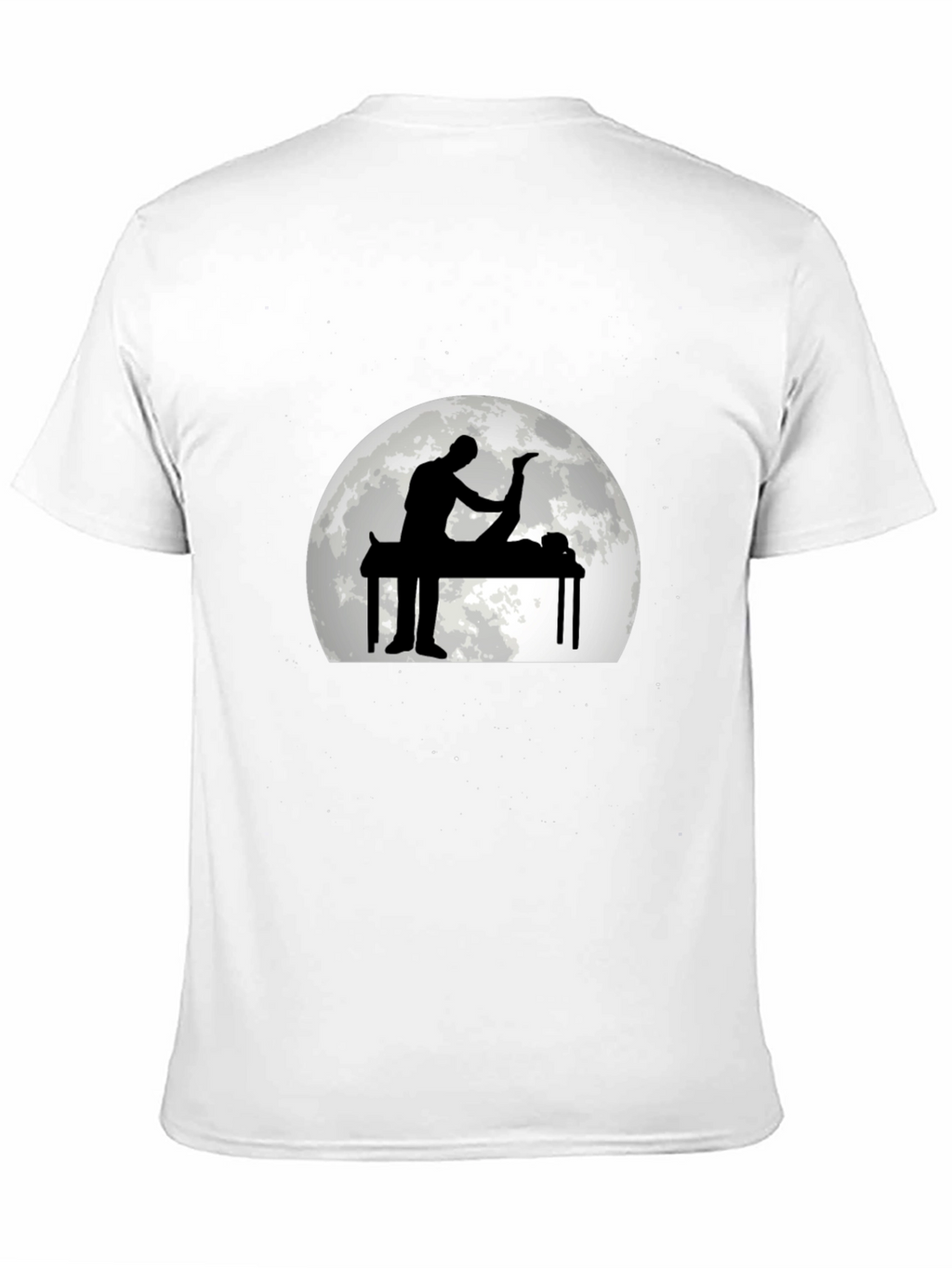 Massage Therapy Graphic Tee - Black Cotton T-Shirt