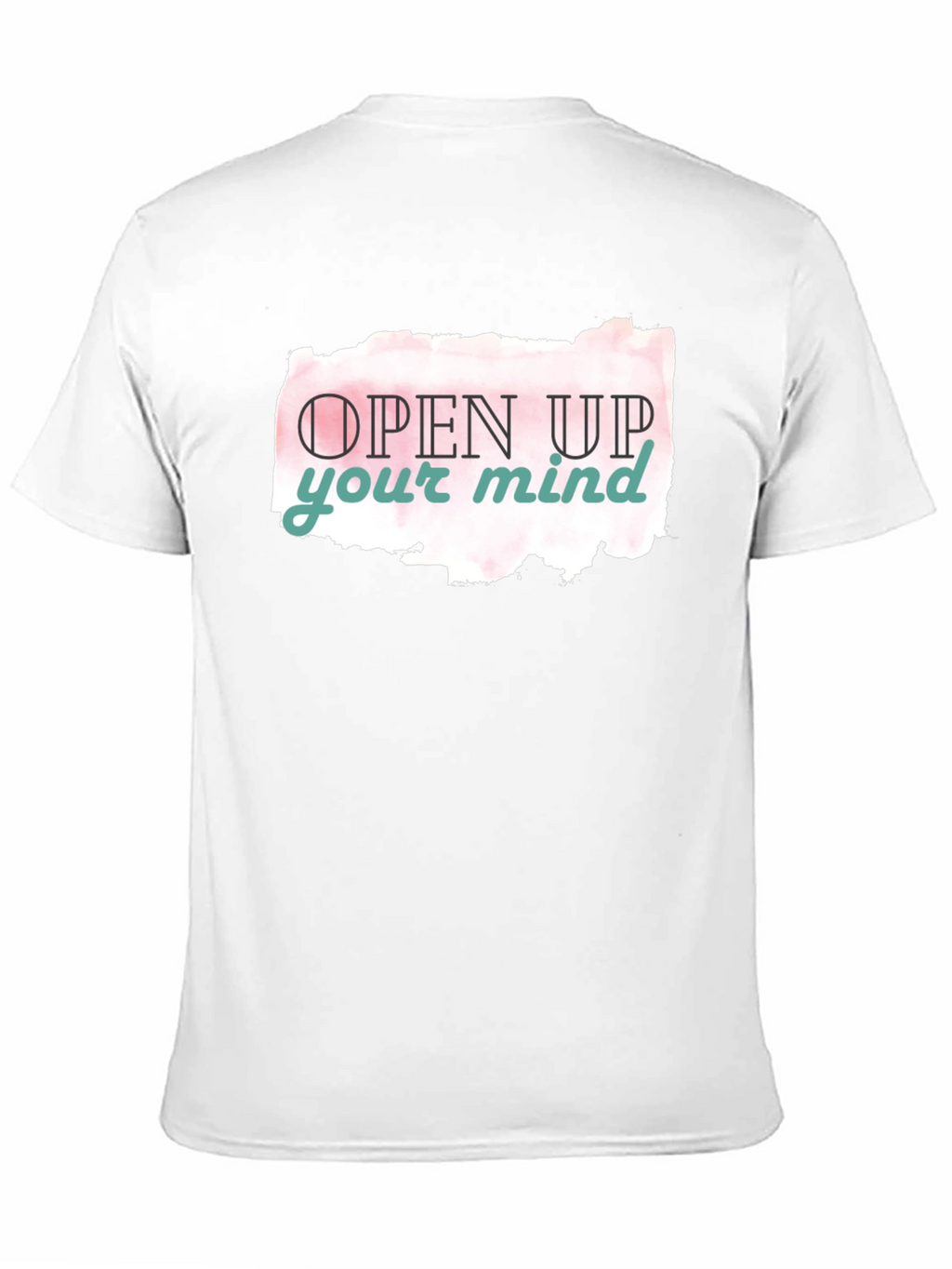 Open Mind Graphic Tee - Black Casual T-Shirt