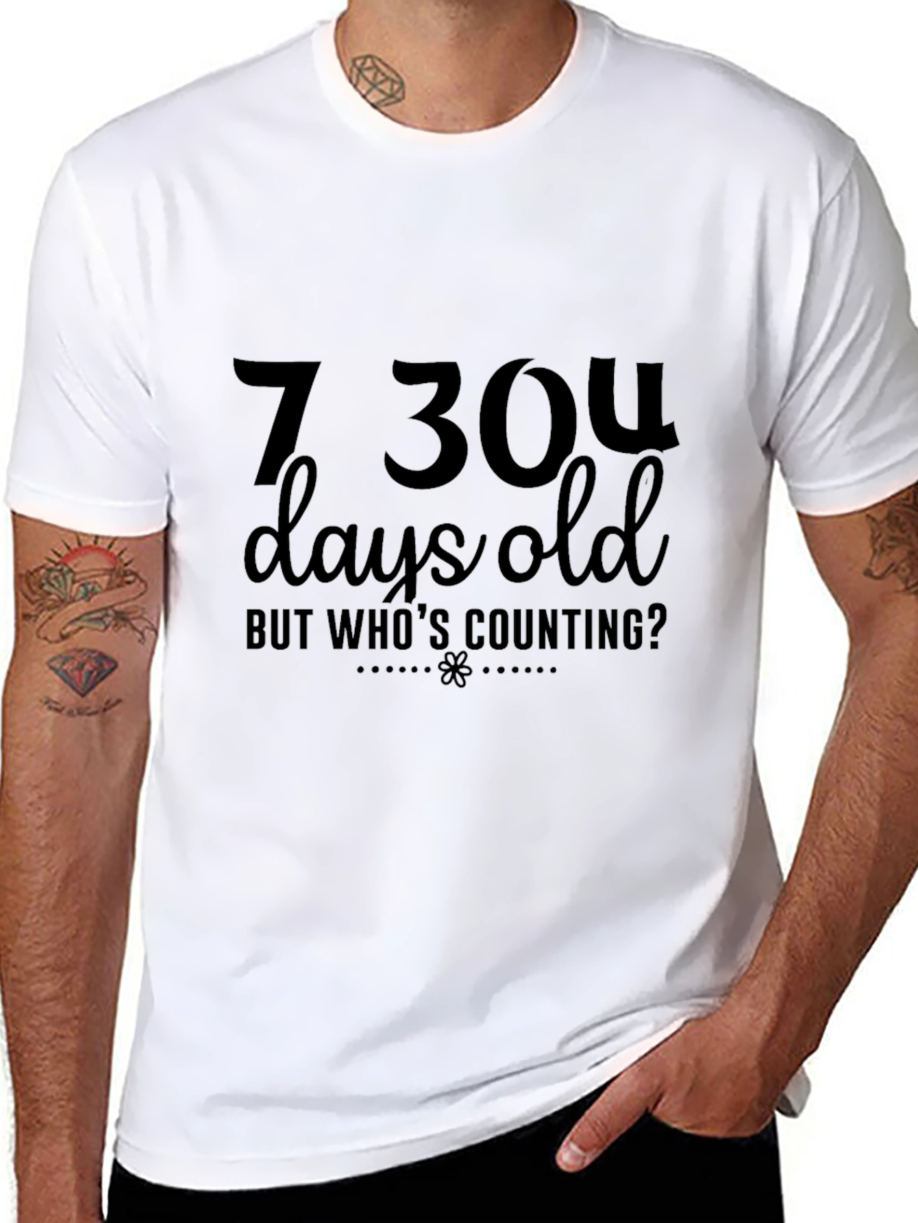 7304 Days Old Graphic Tee