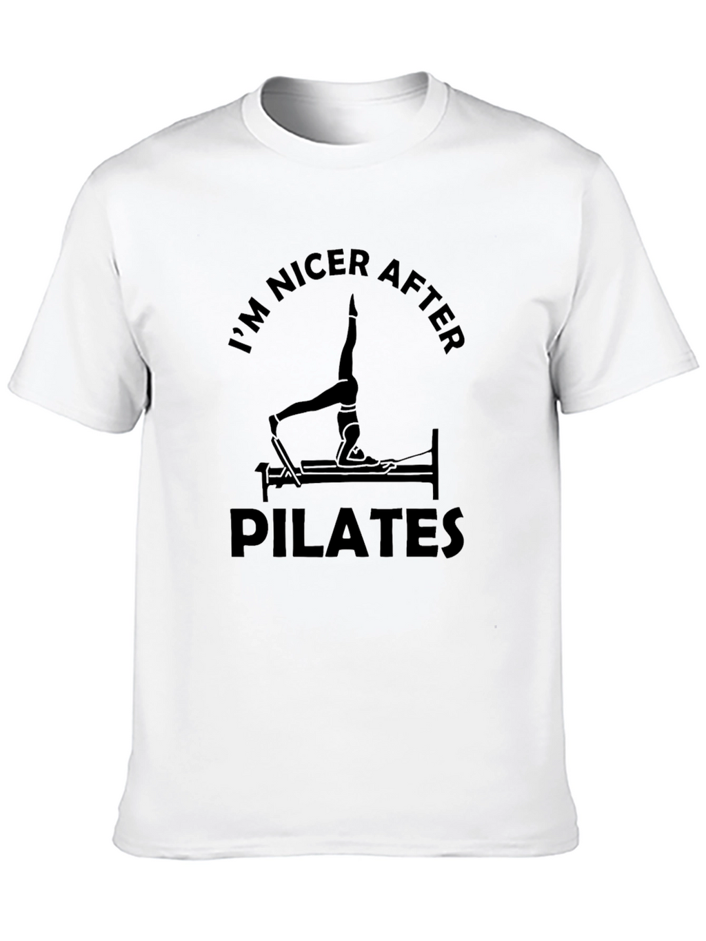 Pilates Lover Graphic Tee - Black