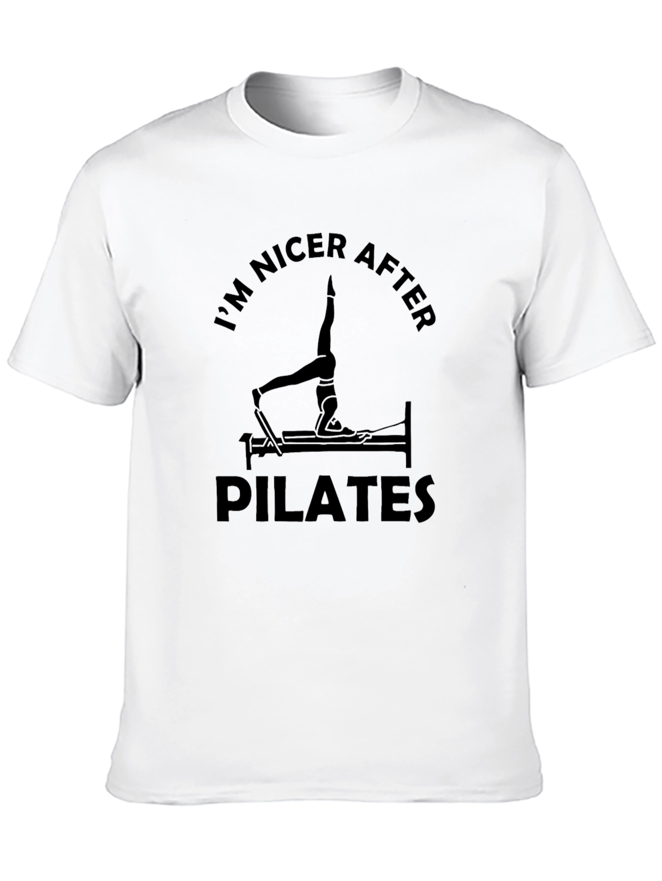 Pilates Lover Graphic Tee - Black