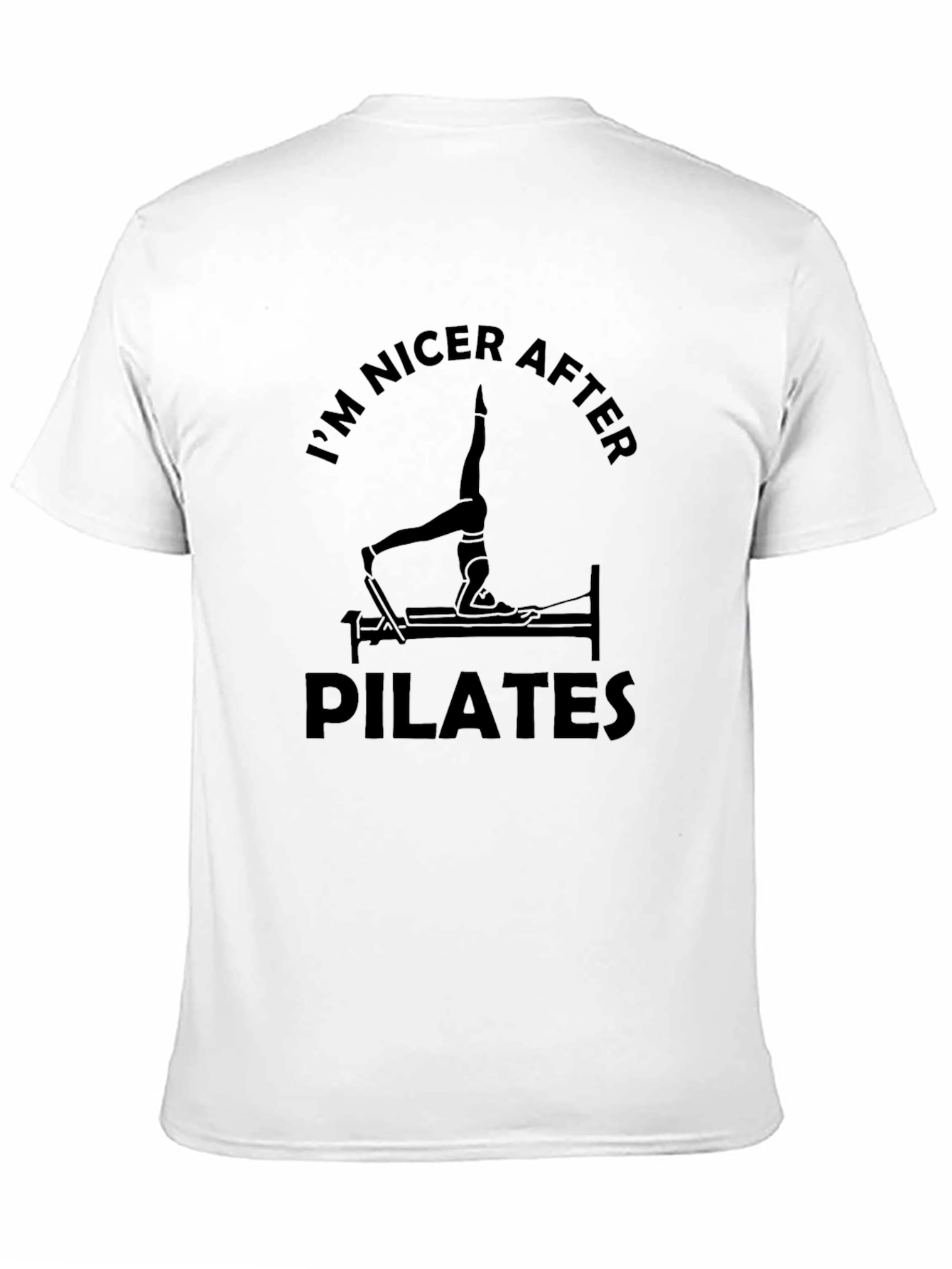 Pilates Lover Graphic Tee - Black