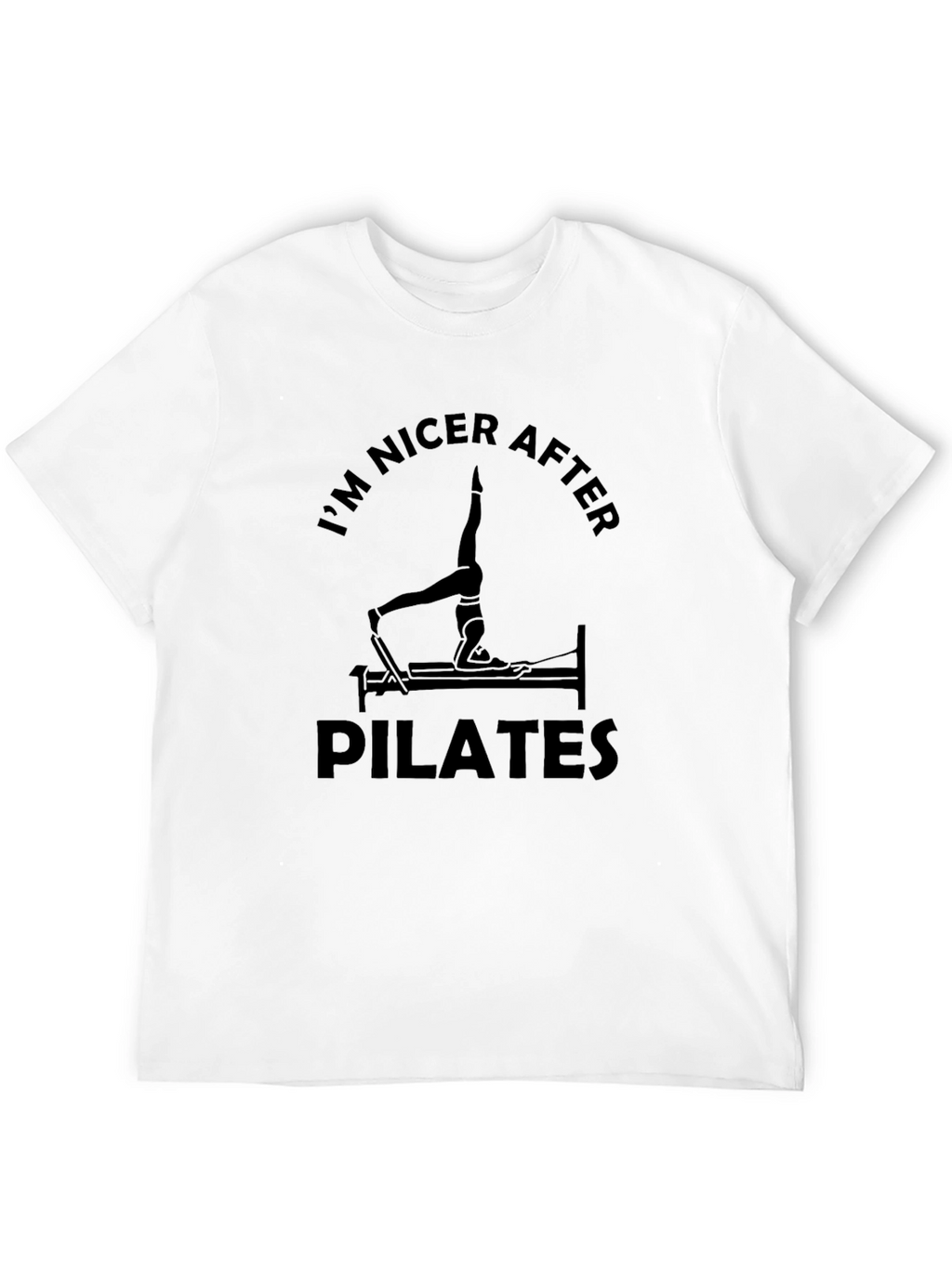 Pilates Lover Graphic Tee - Black