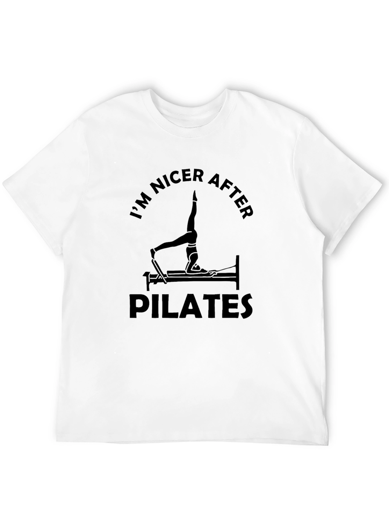 Pilates Lover Graphic Tee - Black