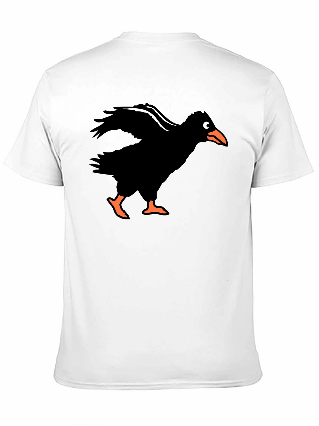 Mens Crow Graphic Tee - Black