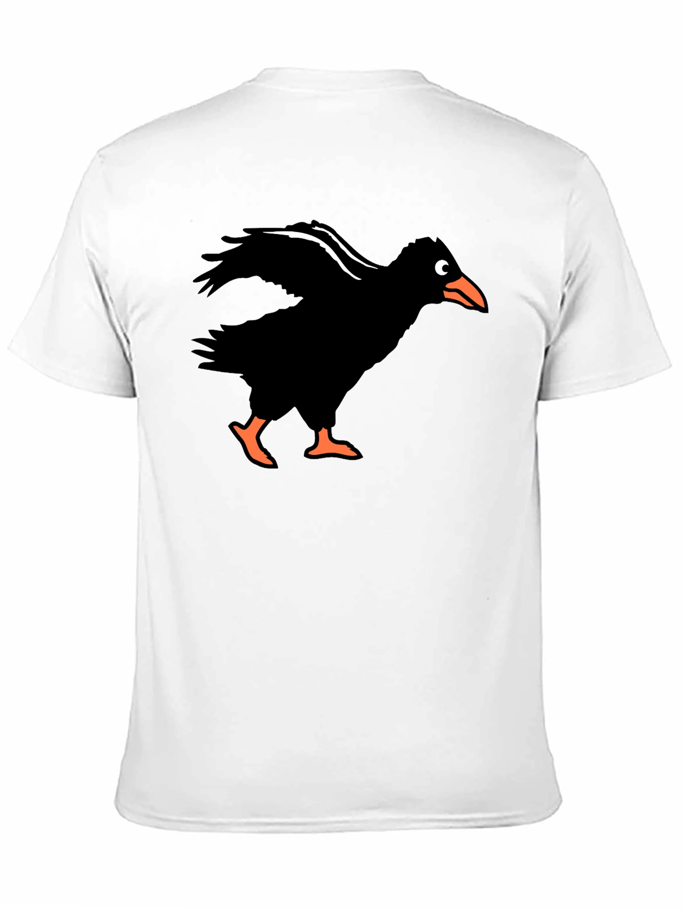 Mens Crow Graphic Tee - Black