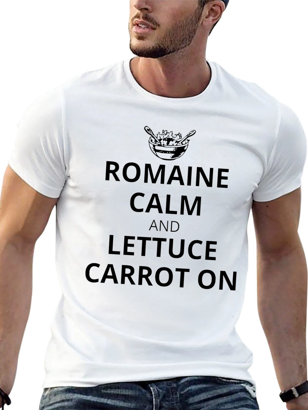 Romaine Calm T-Shirt - Funny Foodie Tee