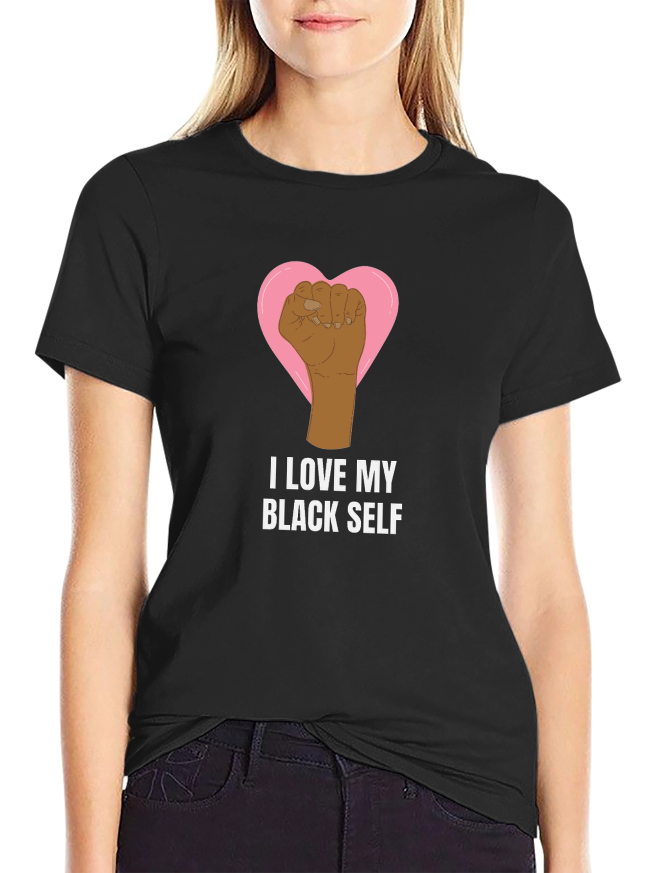 I Love My Black Self Graphic T-Shirt