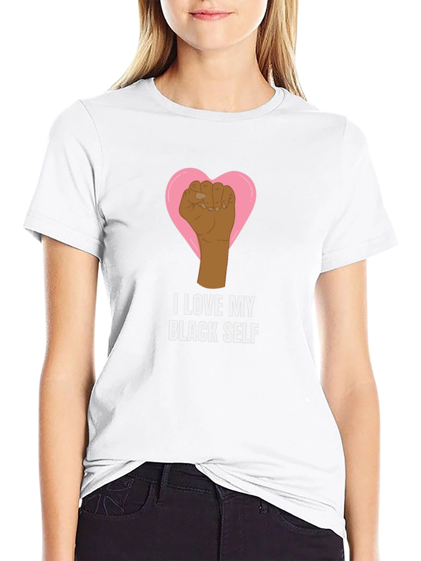 I Love My Black Self Graphic T-Shirt