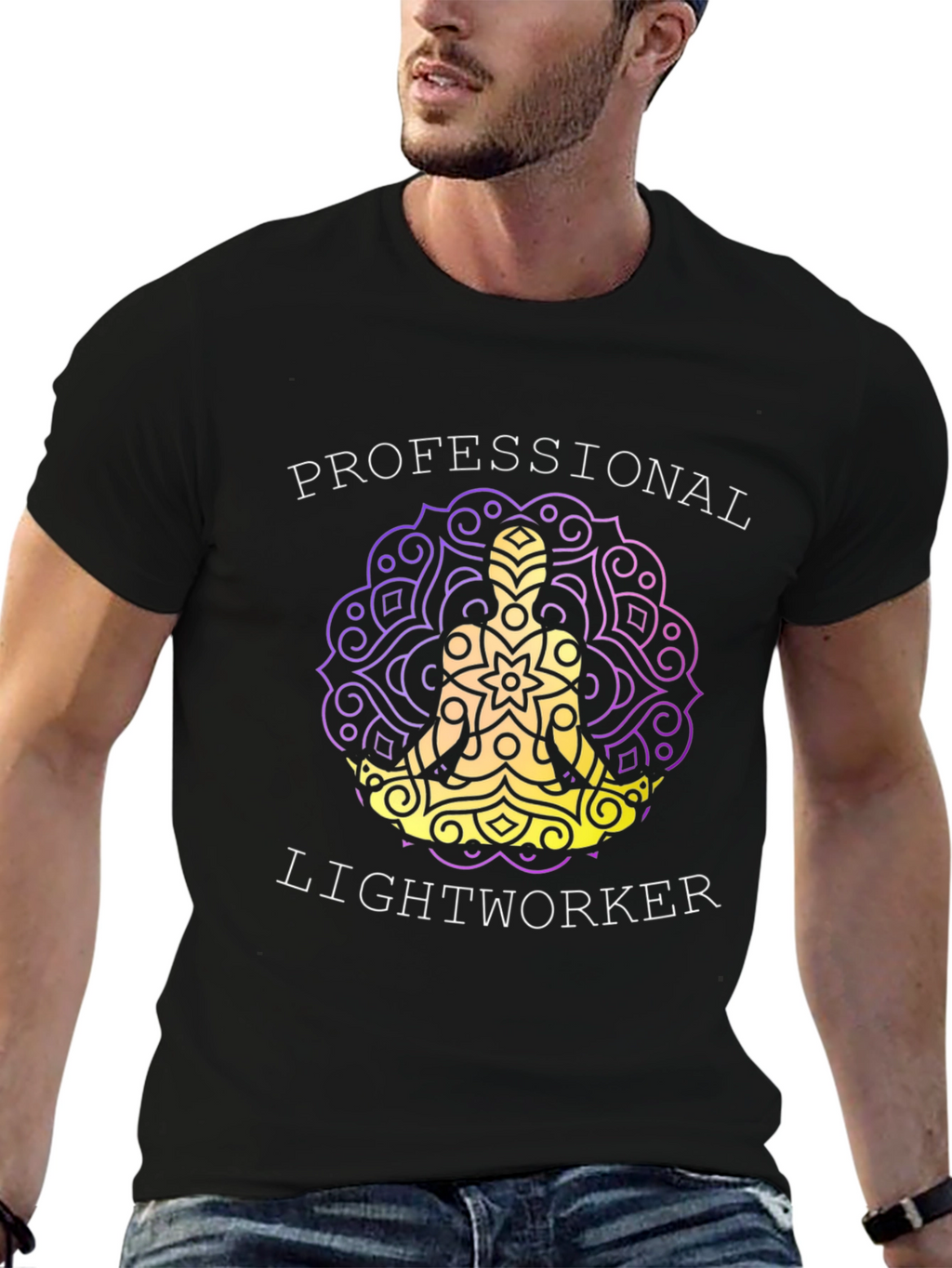 Professional Lightworker Graphic T-Shirt - Spiritual Tee