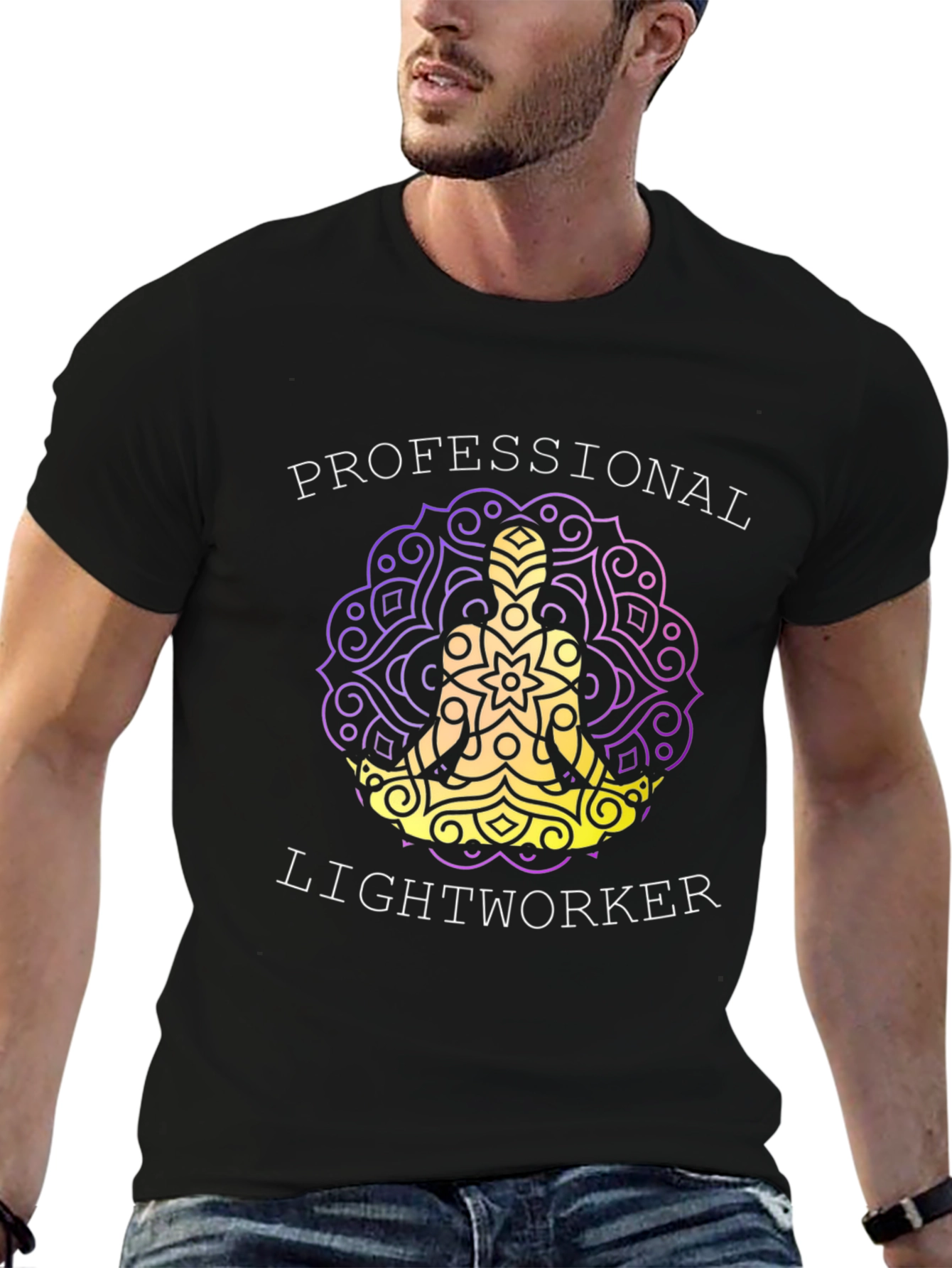 Professional Lightworker Graphic T-Shirt - Spiritual Tee