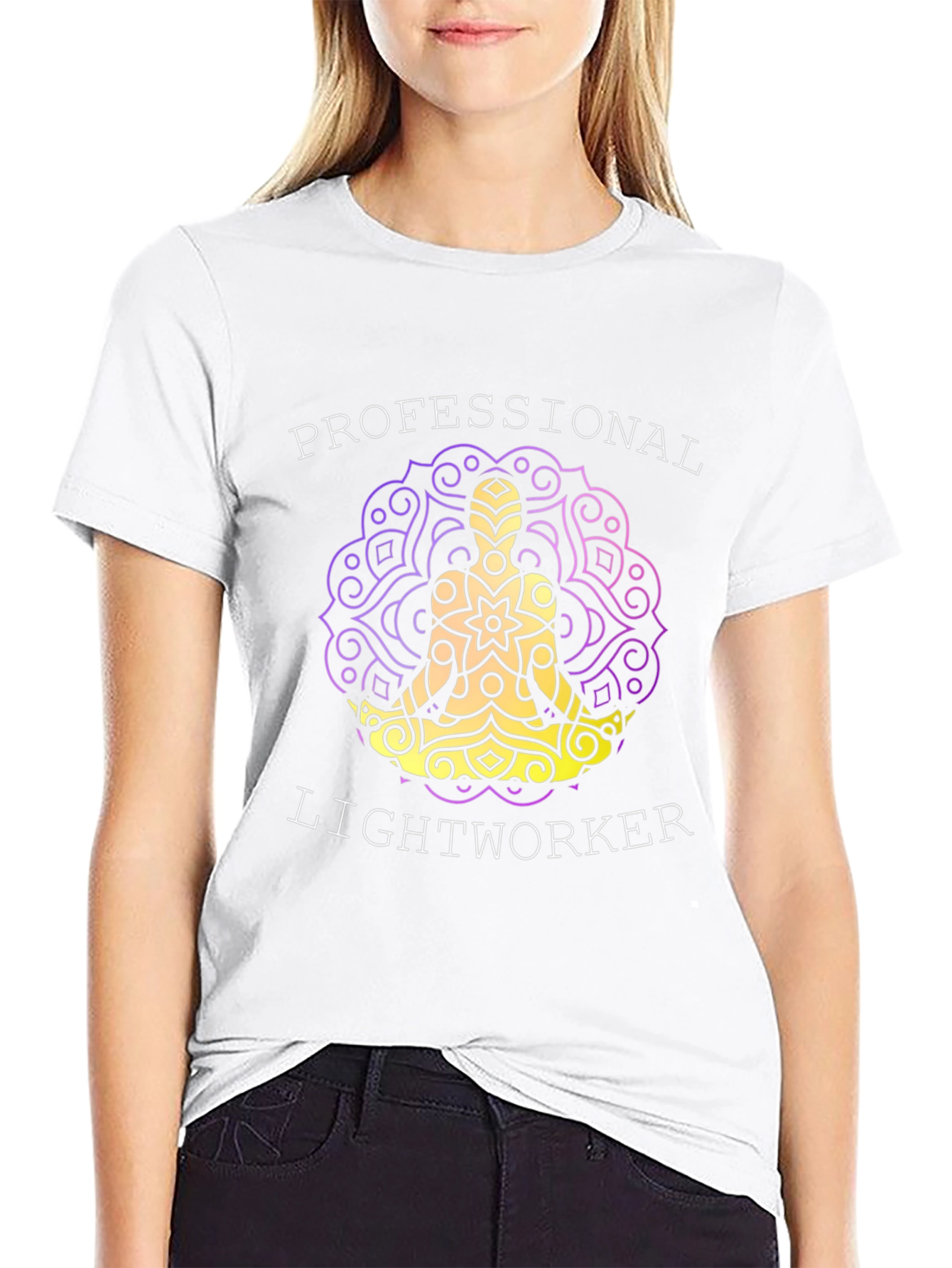 Professional Lightworker Graphic T-Shirt - Spiritual Tee