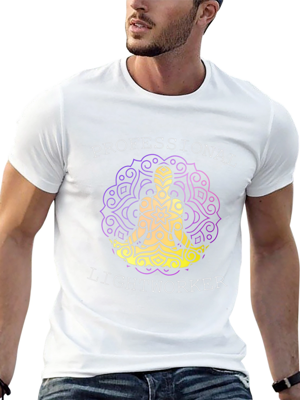 Professional Lightworker Graphic T-Shirt - Spiritual Tee