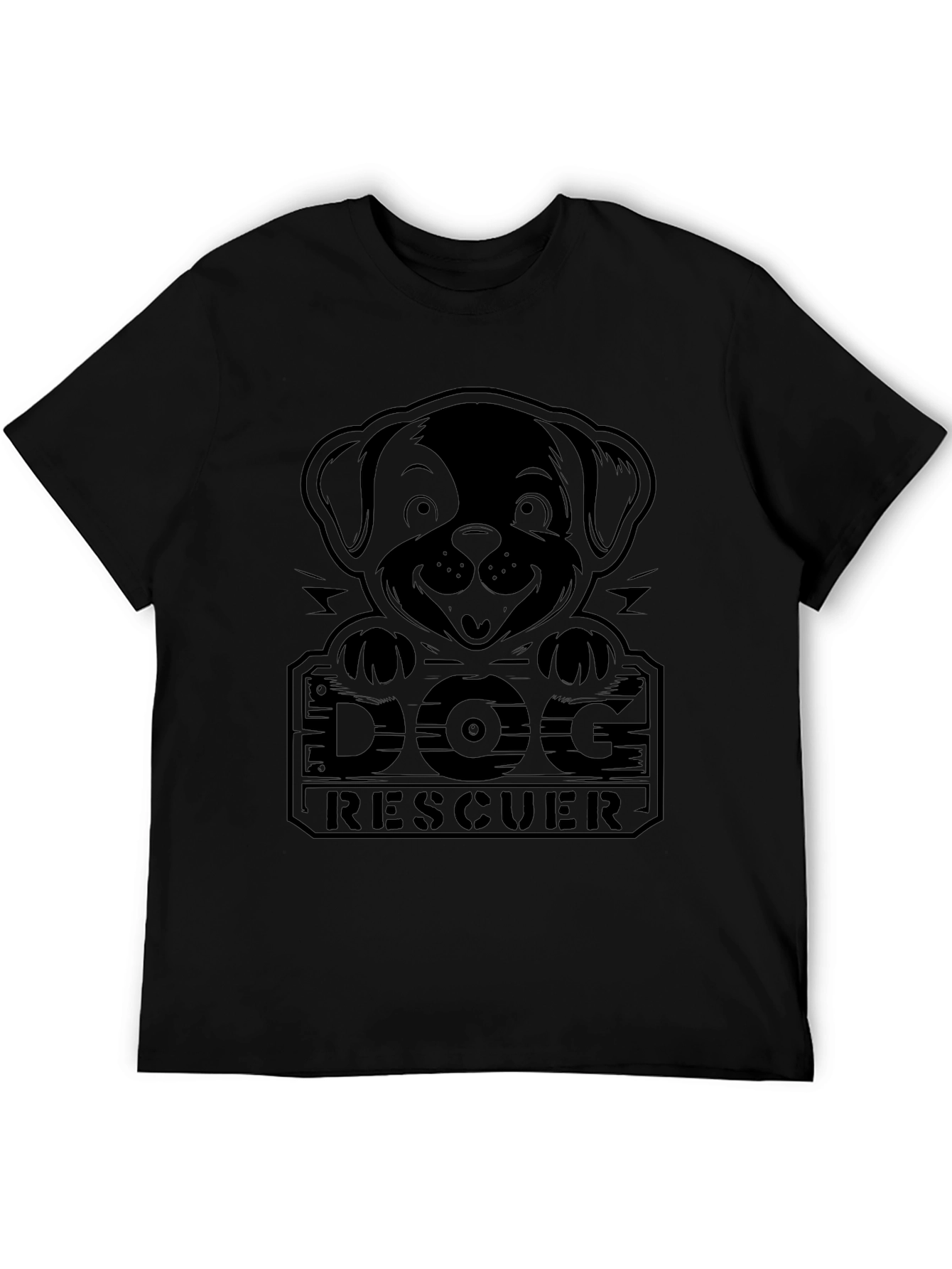 Dog Rescuer Graphic Tee - Stylish Comfort