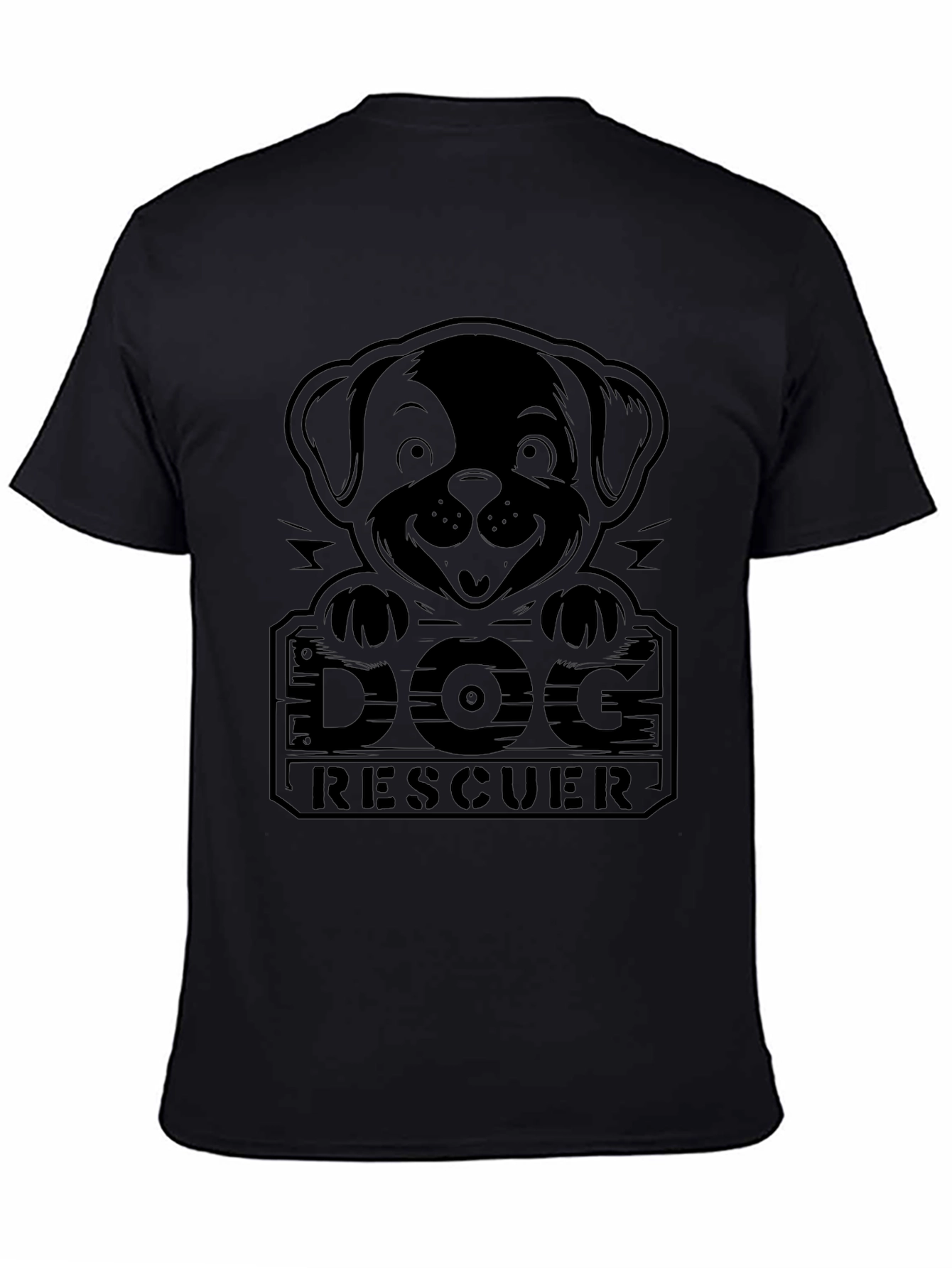 Dog Rescuer Graphic Tee - Stylish Comfort