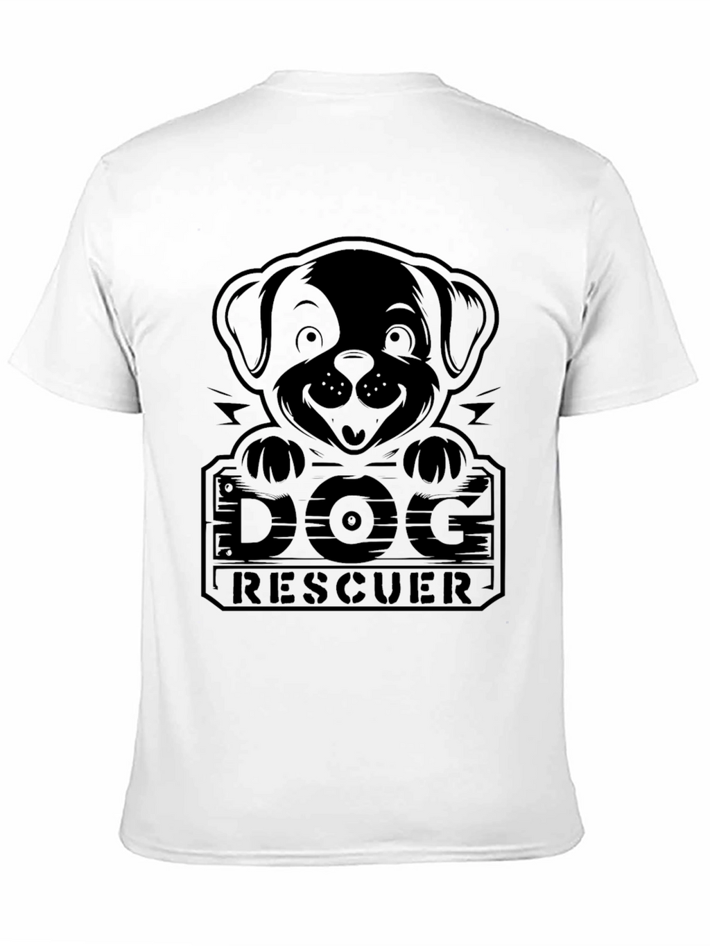 Dog Rescuer Graphic Tee - Stylish Comfort