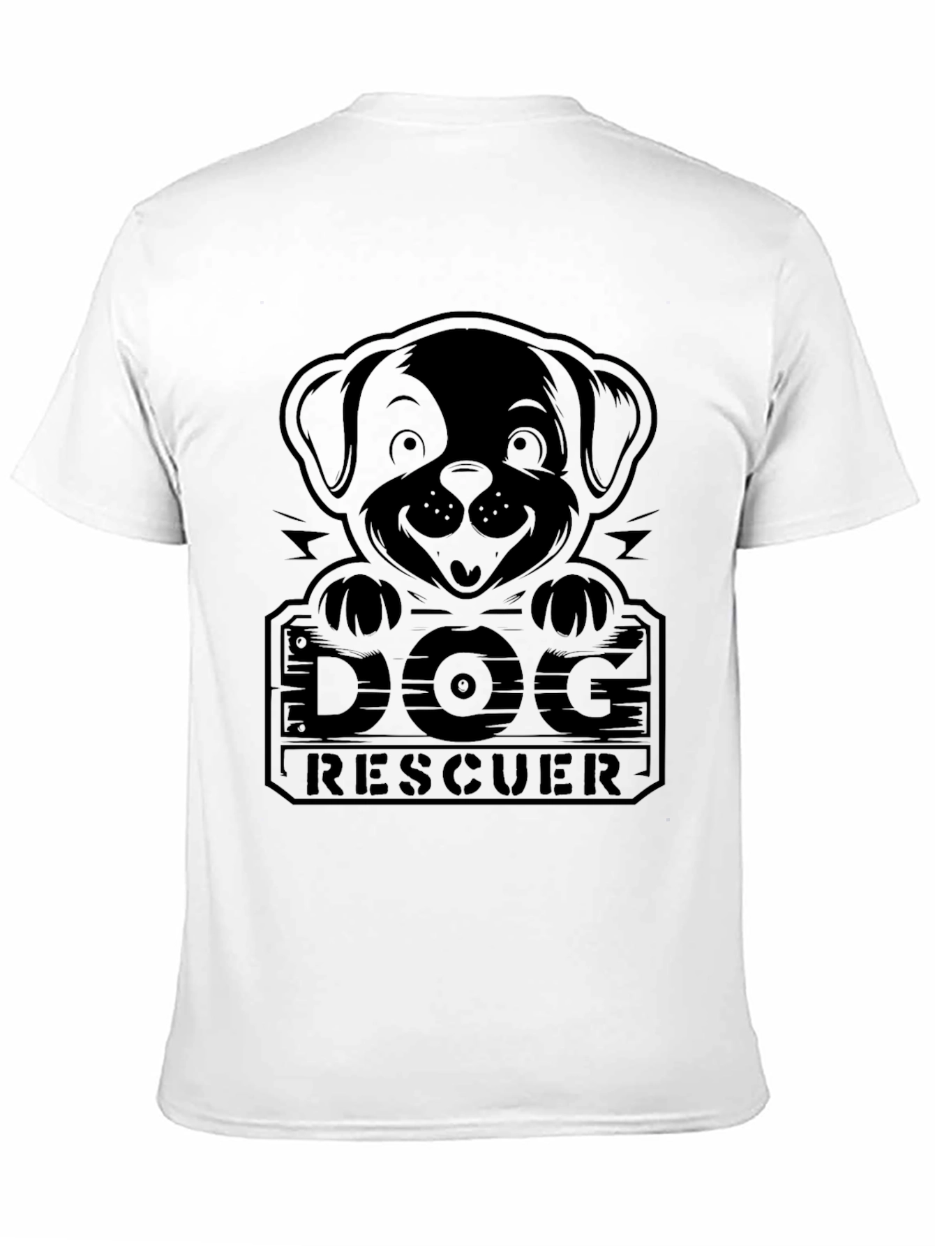 Dog Rescuer Graphic Tee - Stylish Comfort
