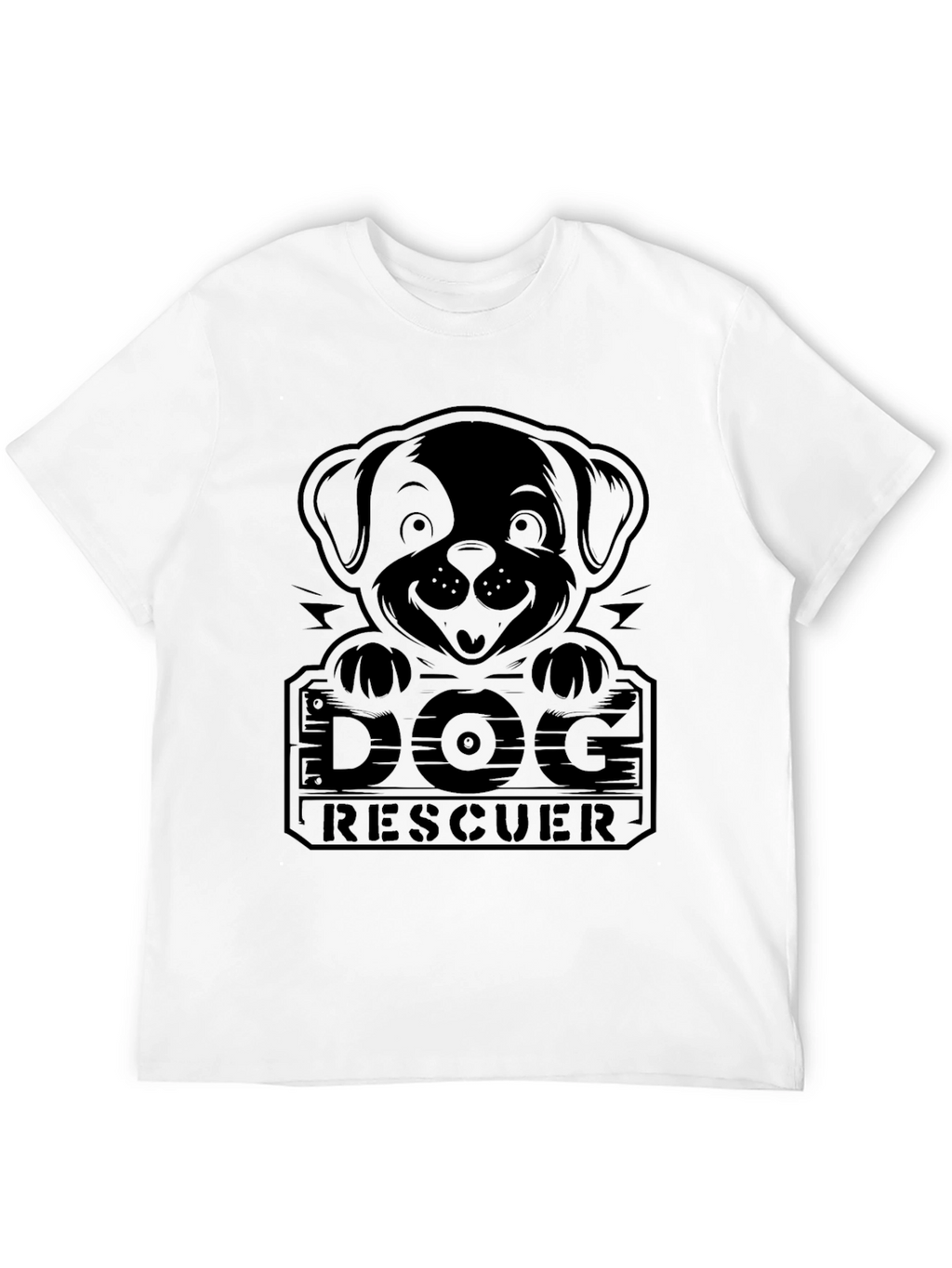 Dog Rescuer Graphic Tee - Stylish Comfort