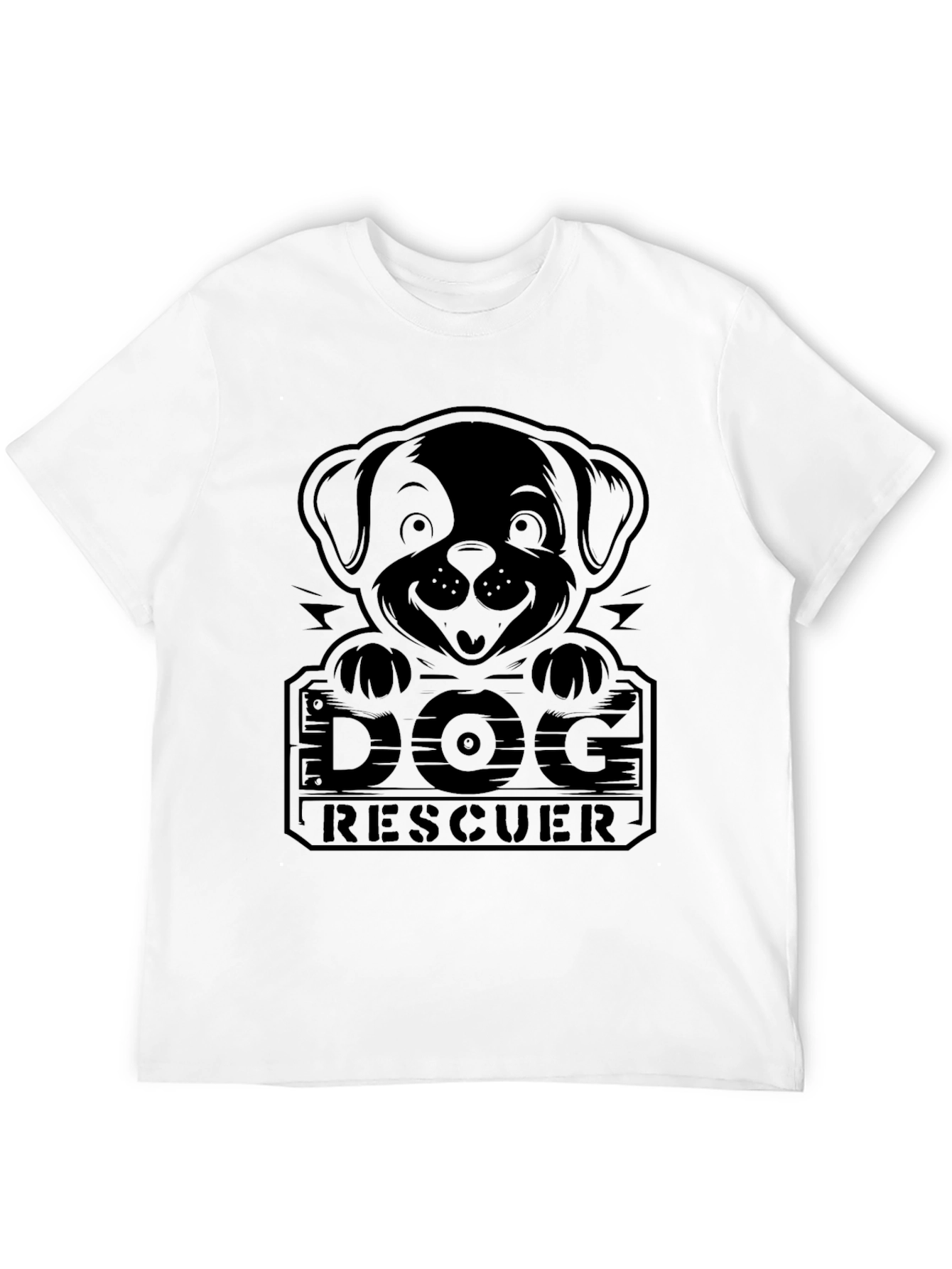 Dog Rescuer Graphic Tee - Stylish Comfort
