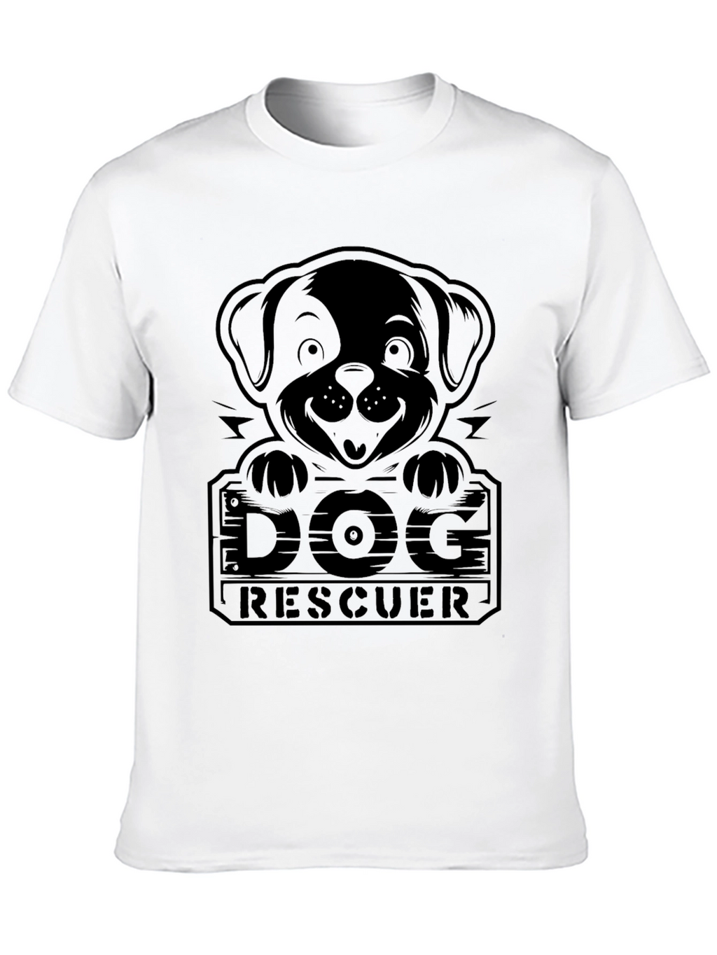 Dog Rescuer Graphic Tee - Stylish Comfort