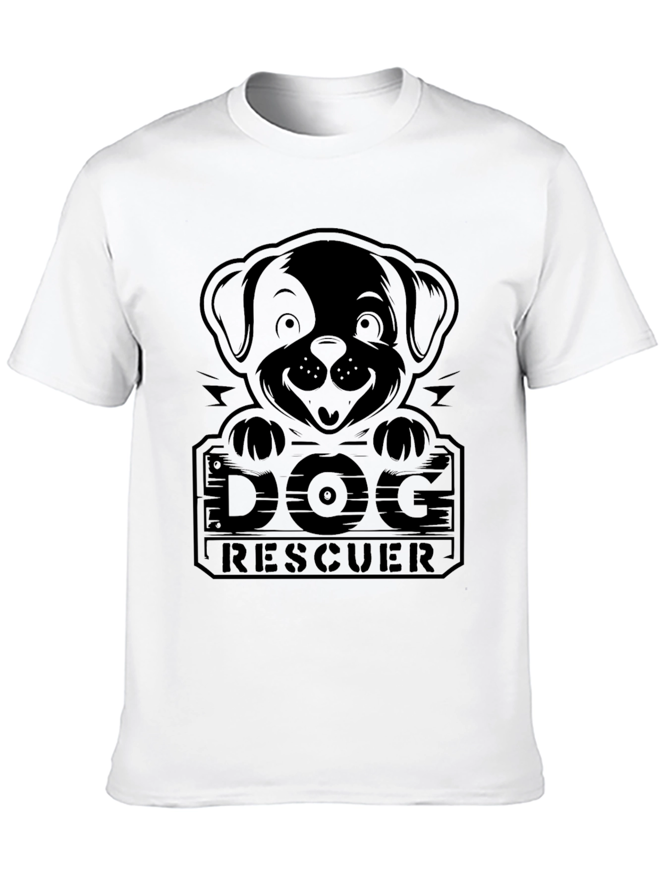 Dog Rescuer Graphic Tee - Stylish Comfort