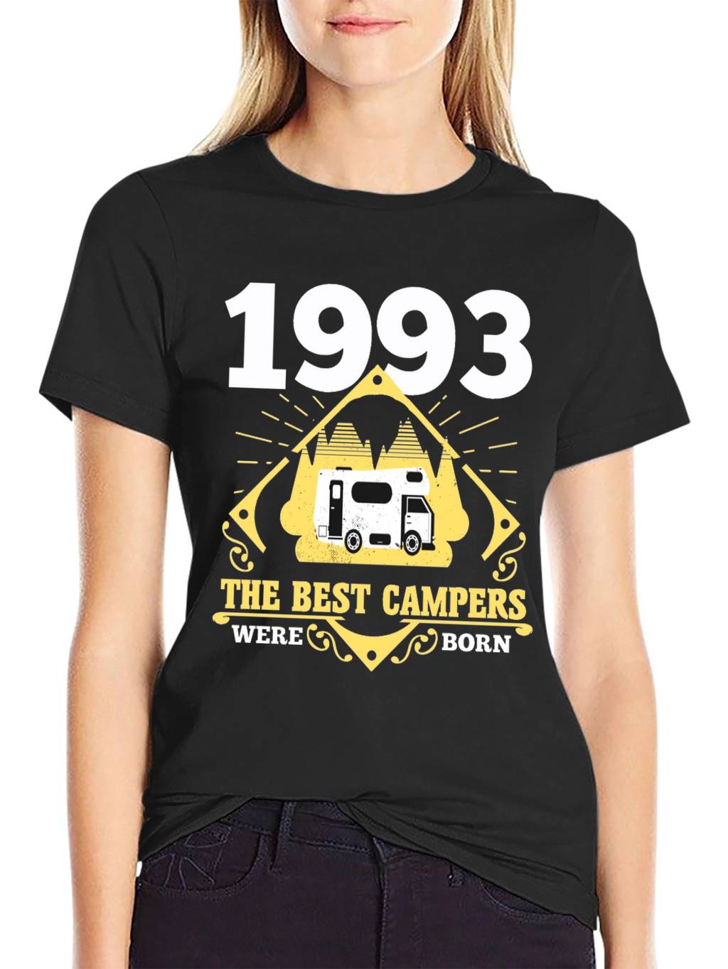 1993 Best Campers Born Black T-Shirt