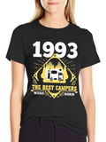 1993 Best Campers Born Black T-Shirt