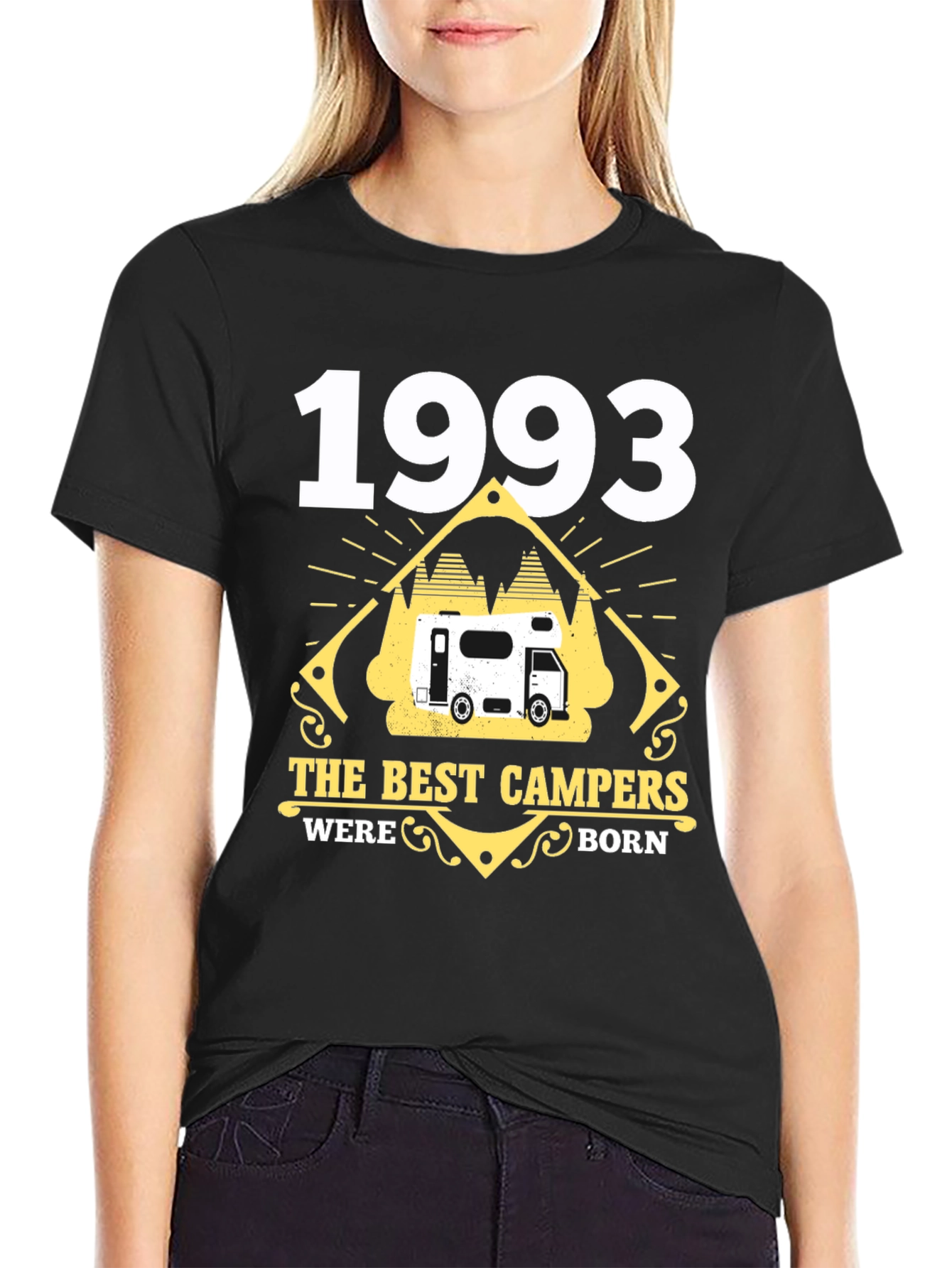 1993 Best Campers Born Black T-Shirt
