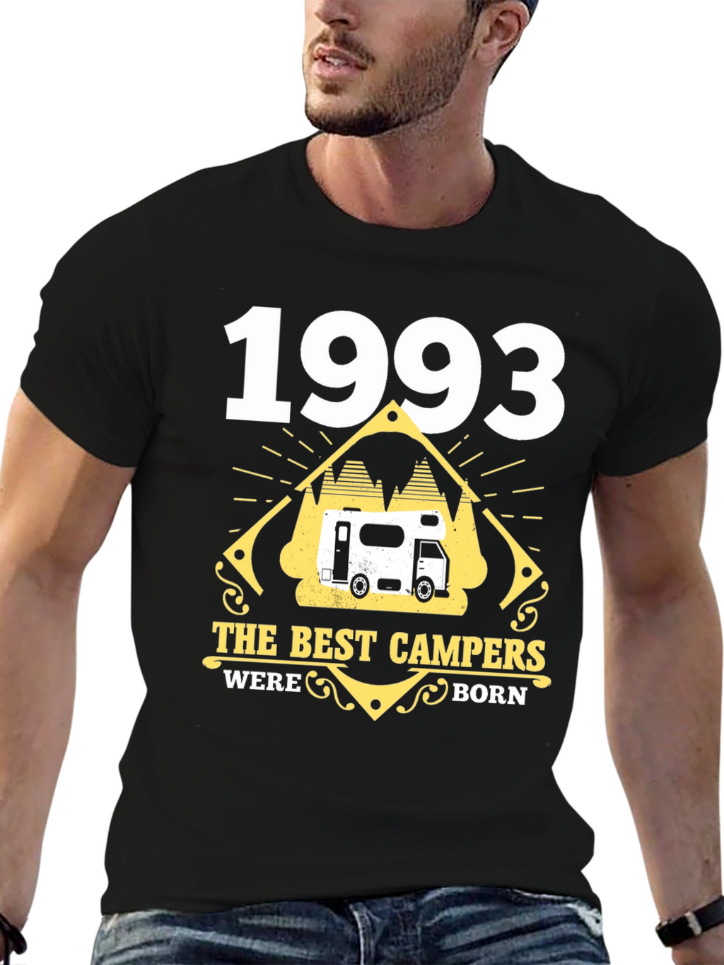 1993 Best Campers Born Black T-Shirt