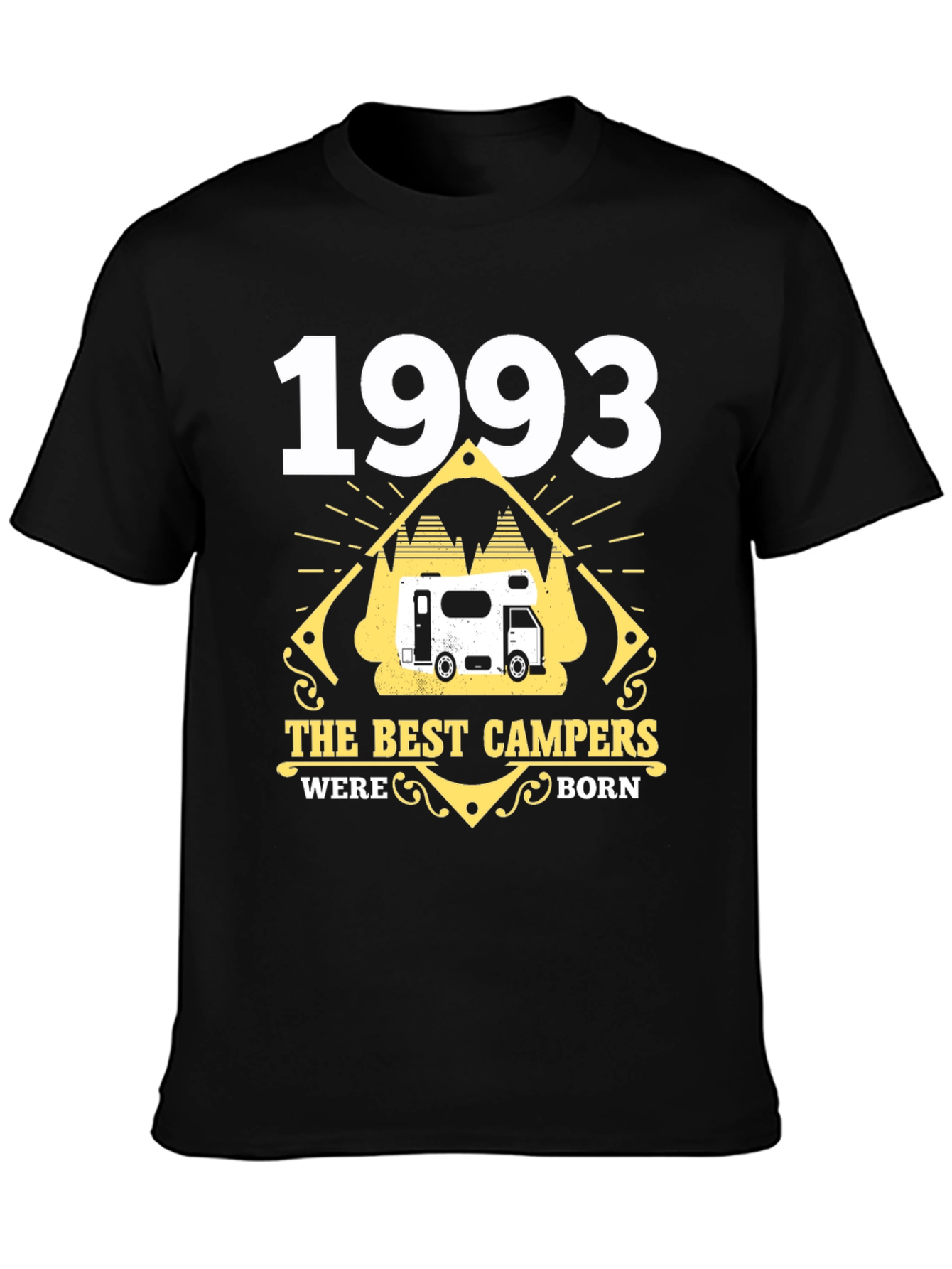 1993 Best Campers Born Black T-Shirt