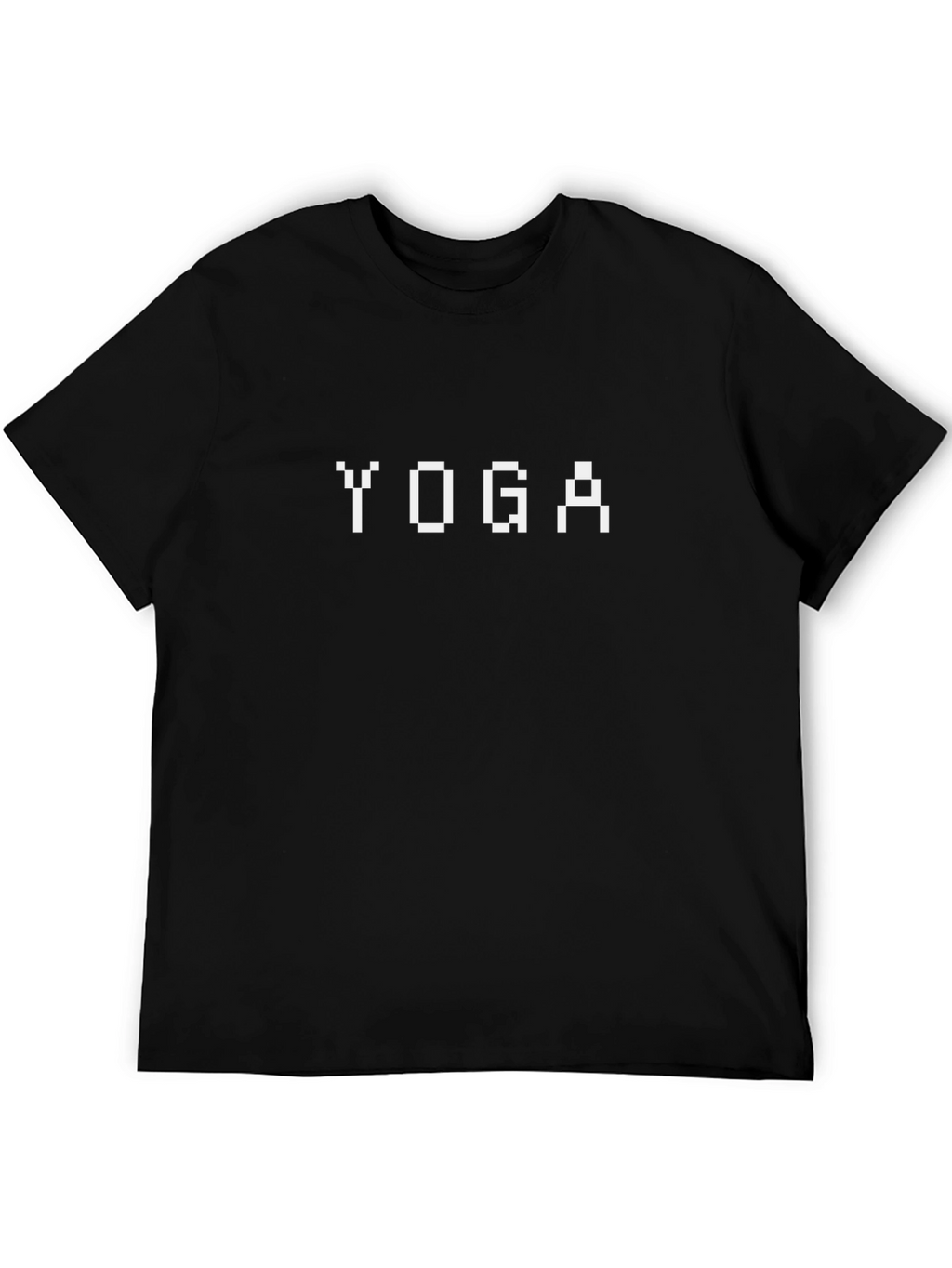 Pixel Yoga Tee - Retro Style Graphic T-Shirt
